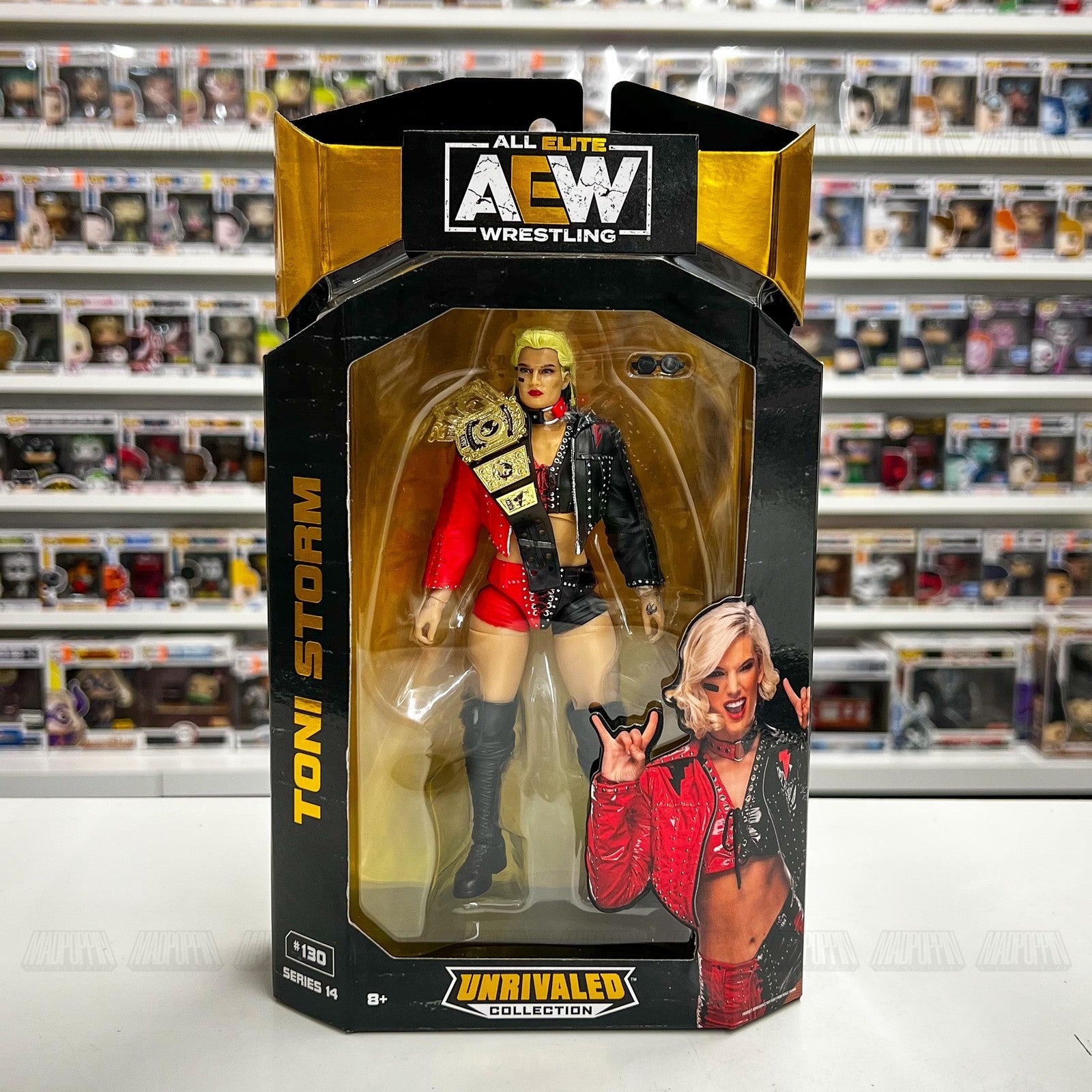 AEW Toni Storm Unrivaled Collection Action Figure Series 14 #130 MOC Wrestling