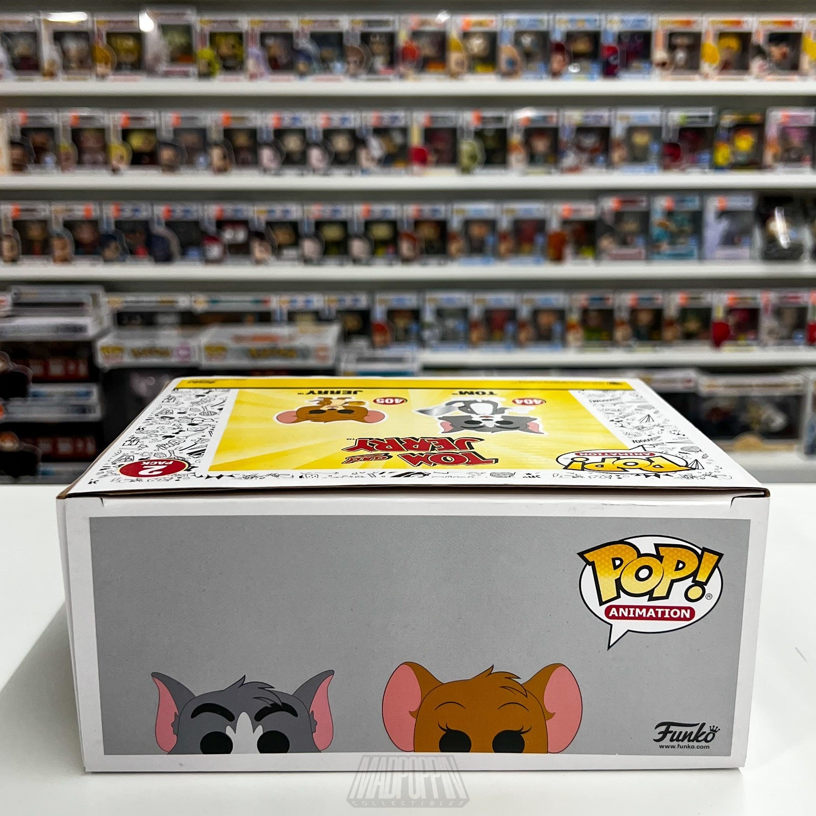 Funko Pop Animation Tom & Jerry Flocked 2 Pack Funko-Shop.com Hanna Barbera