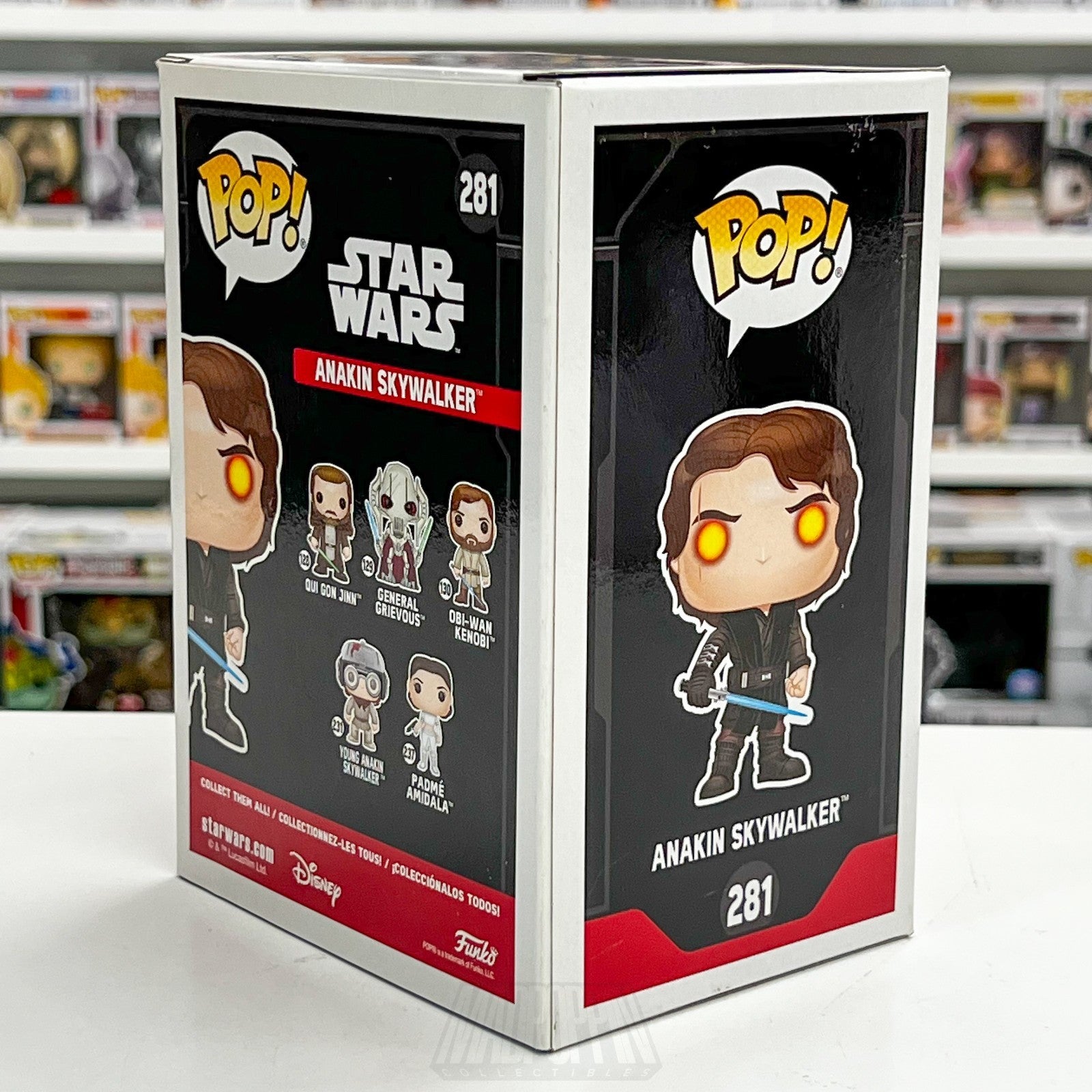 Funko Pop Star Wars Anakin Skywalker Dark Side Walgreens 281 Toy Vinyl Figure4