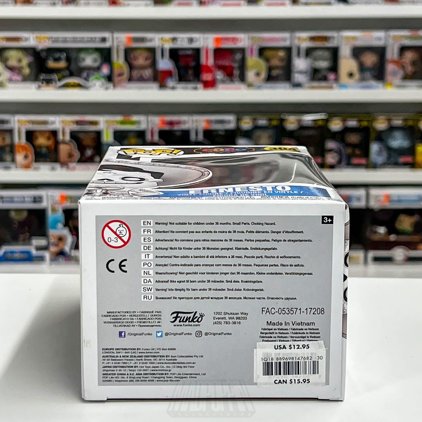 Funko Pop Disney Pixar Coco Ernesto de la Cruz 304 Día de Muertos Vinyl Figure7