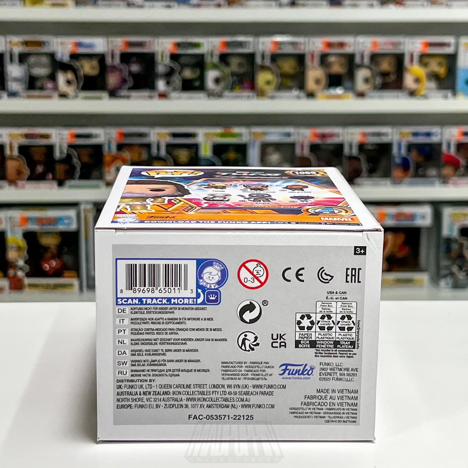 Funko Pop Marvel Thor Love and Thunder Zeus God 1069 BobbleHead Vinyl Figure Toy