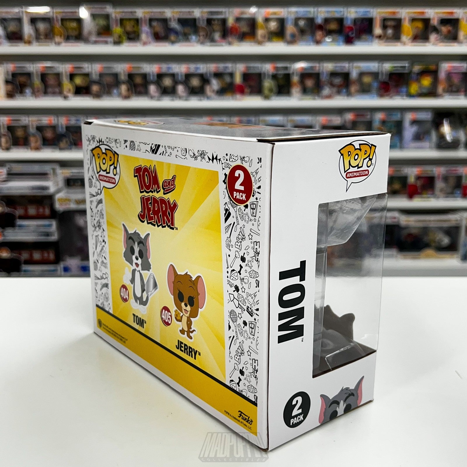 Funko Pop Animation Tom & Jerry Flocked 2 Pack Funko-Shop.com Hanna Barbera