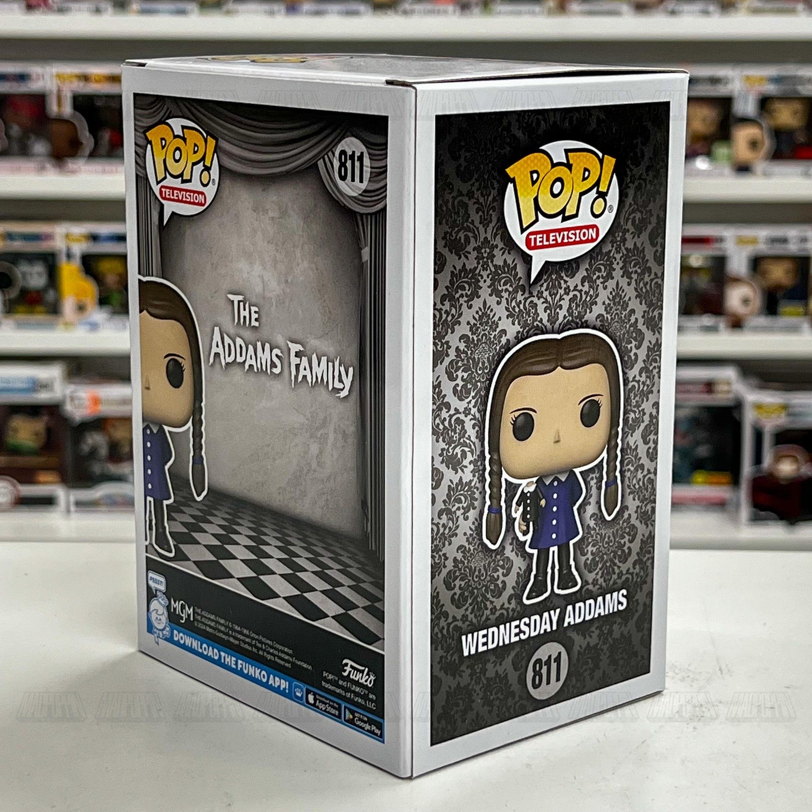 Funko Pop Television Wednesday Addams 811 Diamond Spirit Exclusive Vinyl Figure