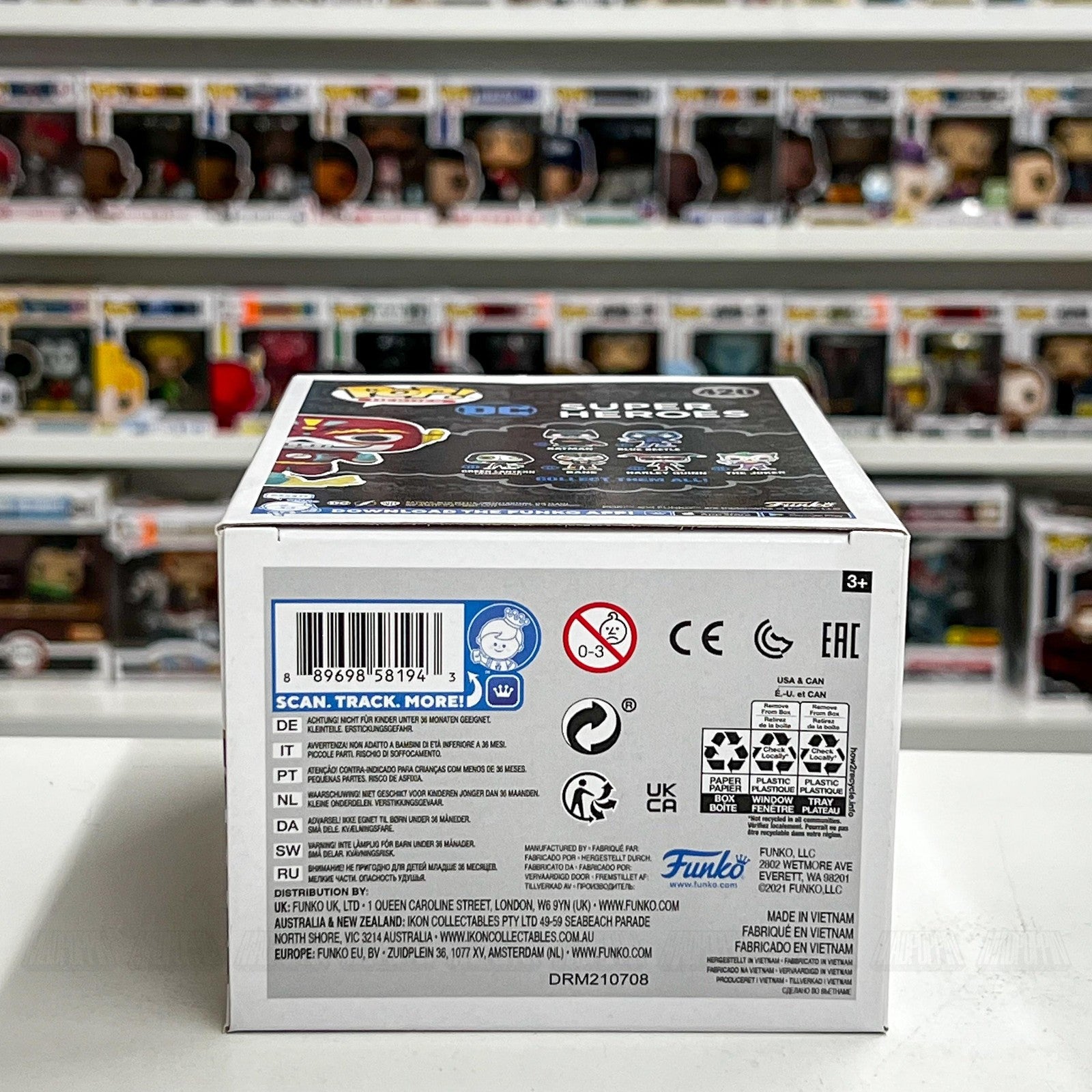 Funko Pop Super Heroes The Flash 420 Dia De Los DC Exclusive Figure Funko.com