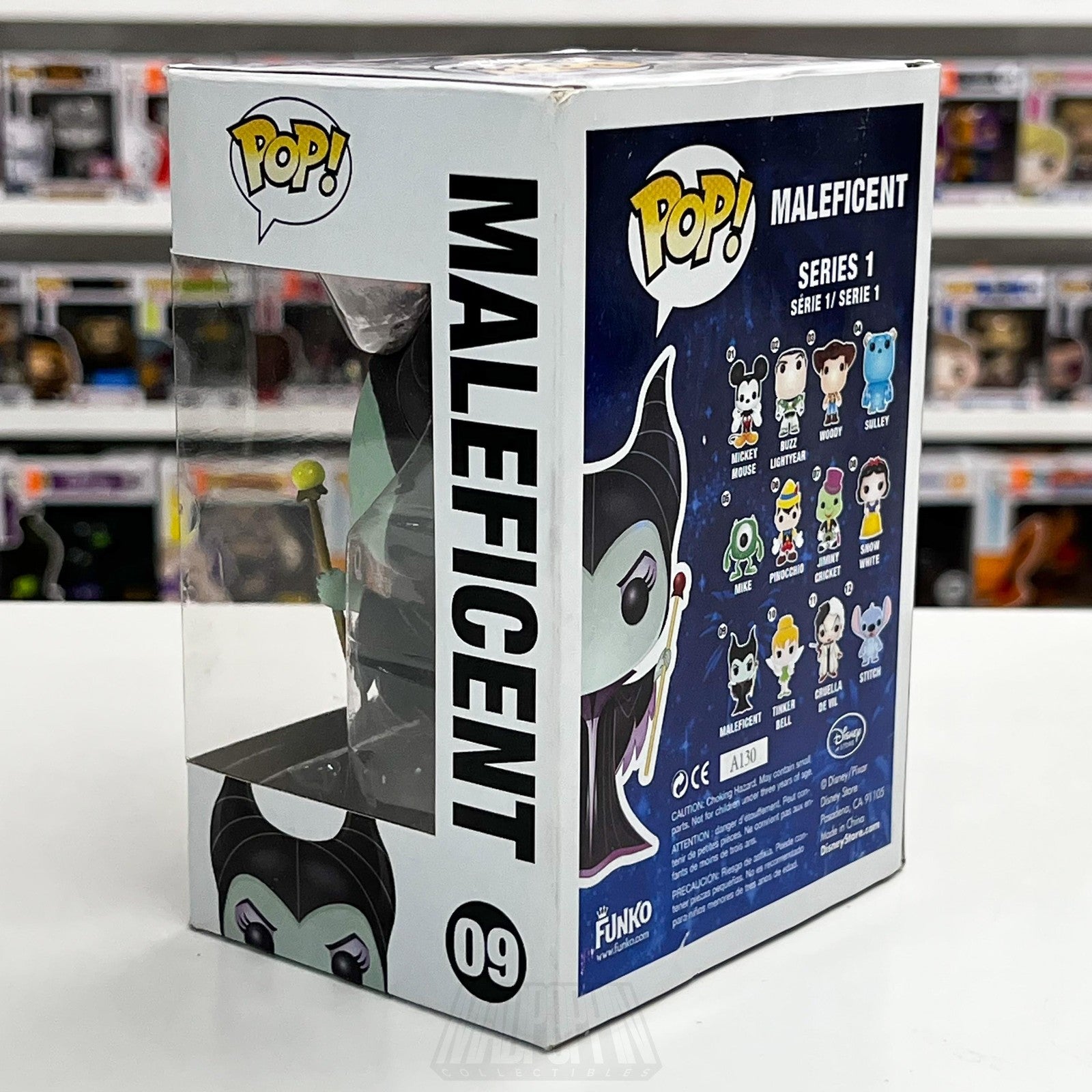 Funko Pop Disney Store Logo Maleficent 09 Villains Series 1 Vinyl Figure Boxed2
