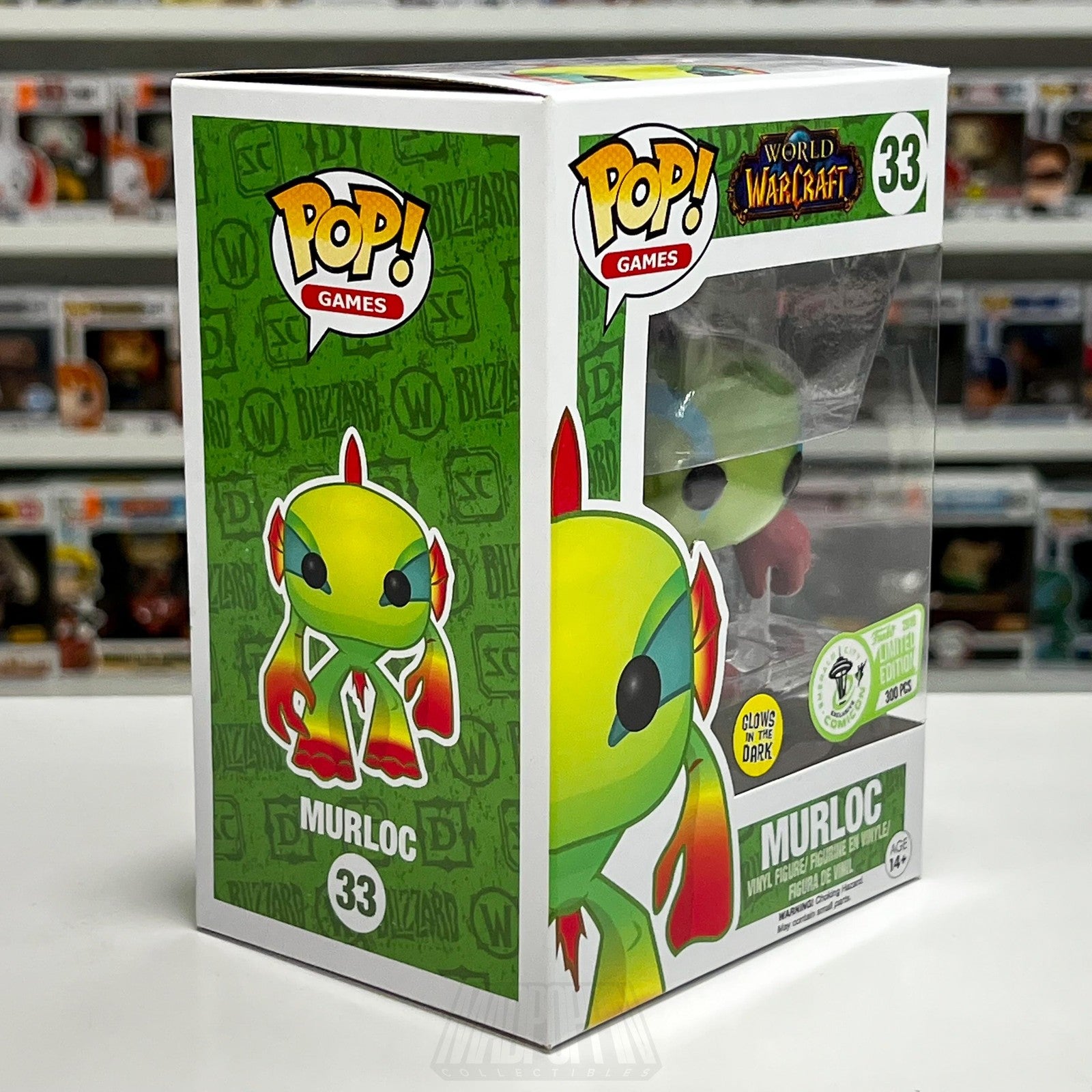 Funko Pop Games World of Warcraft Murloc 33 Glow Limited 300 PCS Vinyl Figure