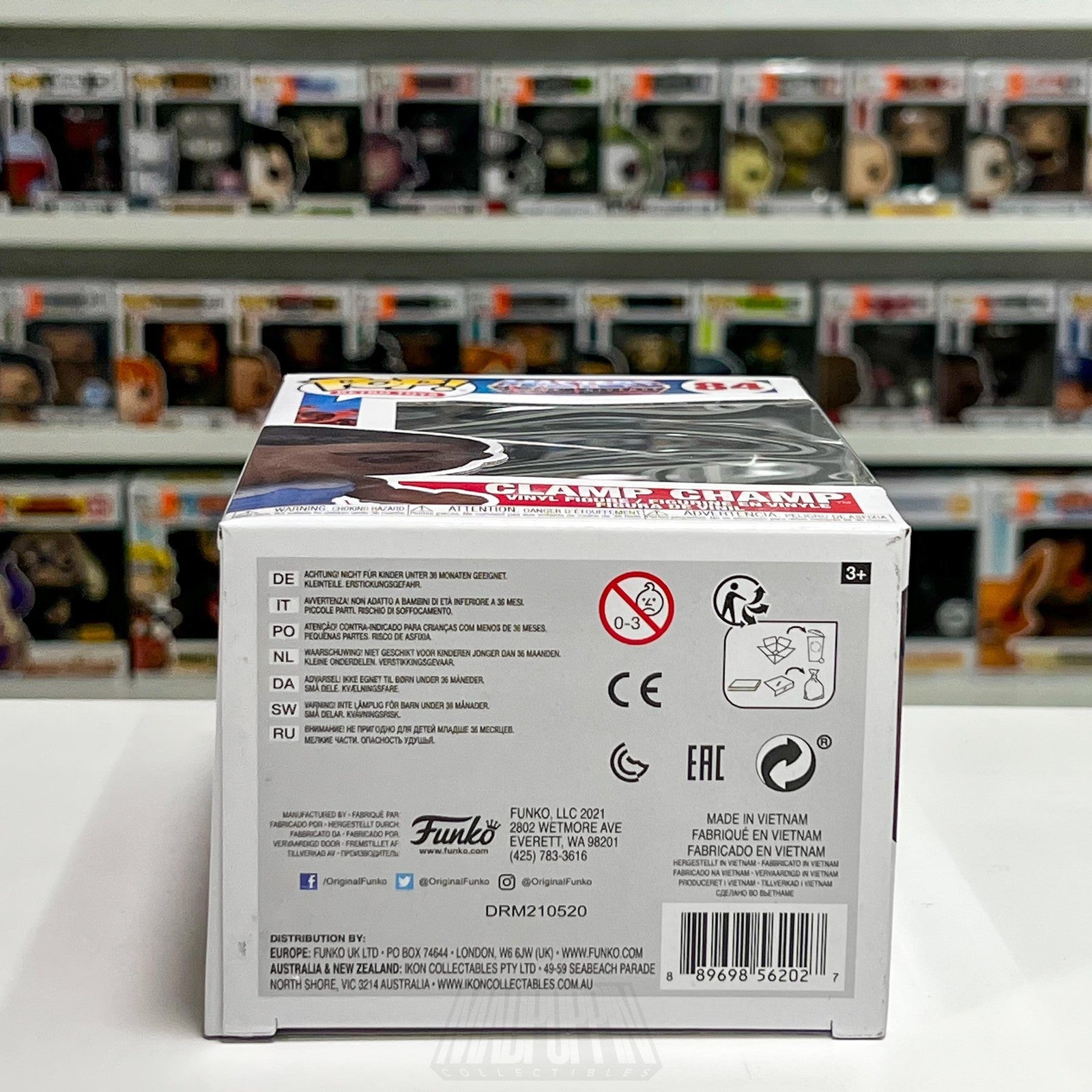 Funko Pop Retro Toys Masters of the Universe MOTU Clamp Champ 84 Vinyl Figure