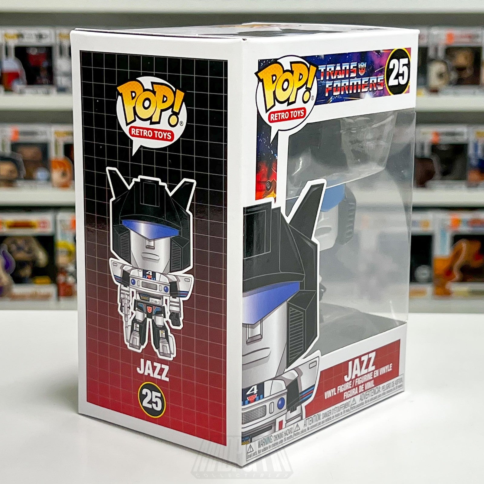Funko Pop Transformers Retro Toys Jazz #25 Vinyl Figure New in Box NIB Autobot