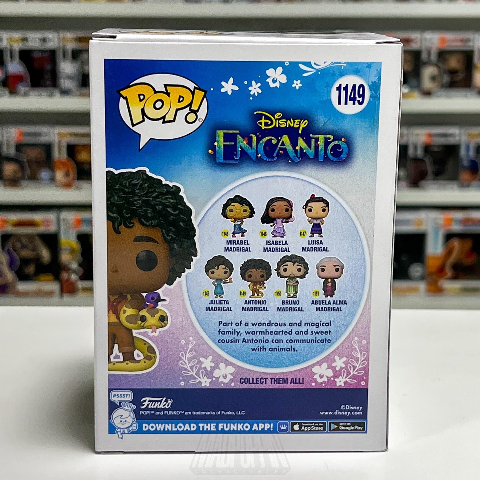 Funko Pop! Disney Encanto Antonio Madrigal #1149 Vinyl Collectible Figure Toy