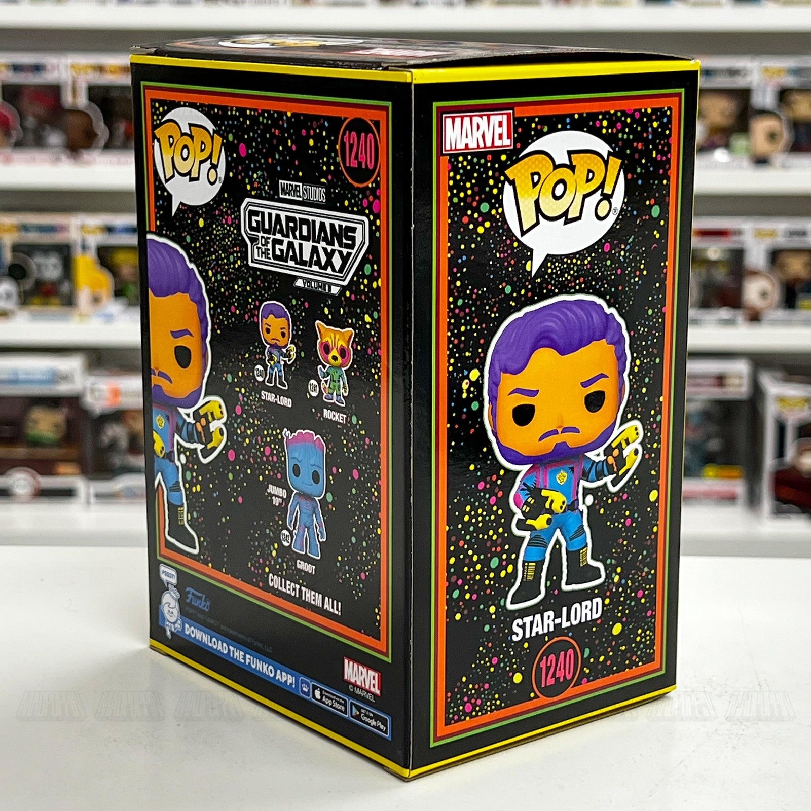 Funko Pop Marvel GOTG Vol. 3 Star-Lord #1240 Target Exclusive Bobblehead Figure