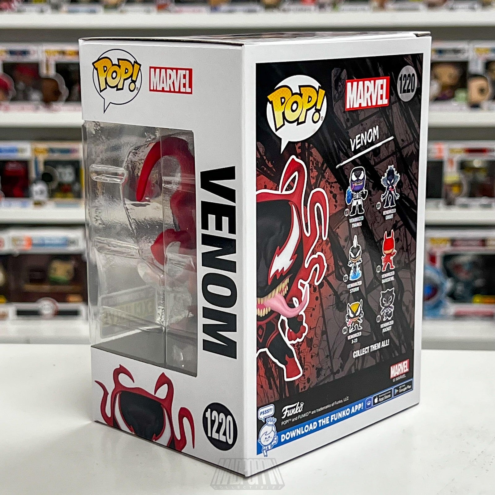 Funko Pop Marvel Venom 1220 Entertainment Earth Exclusive Limited Edition Figure
