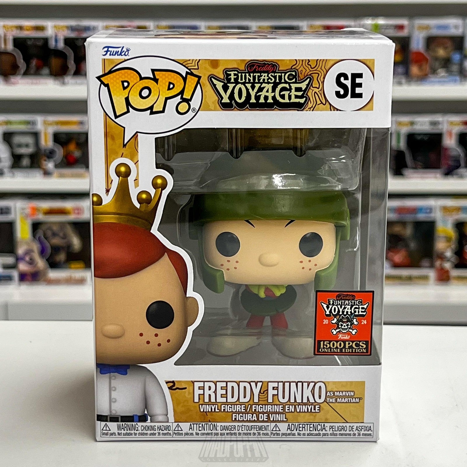 Funko Pop Freddy Funko Marvin The Martian Funtastic Voyage SE 1500 PCS Exclusive