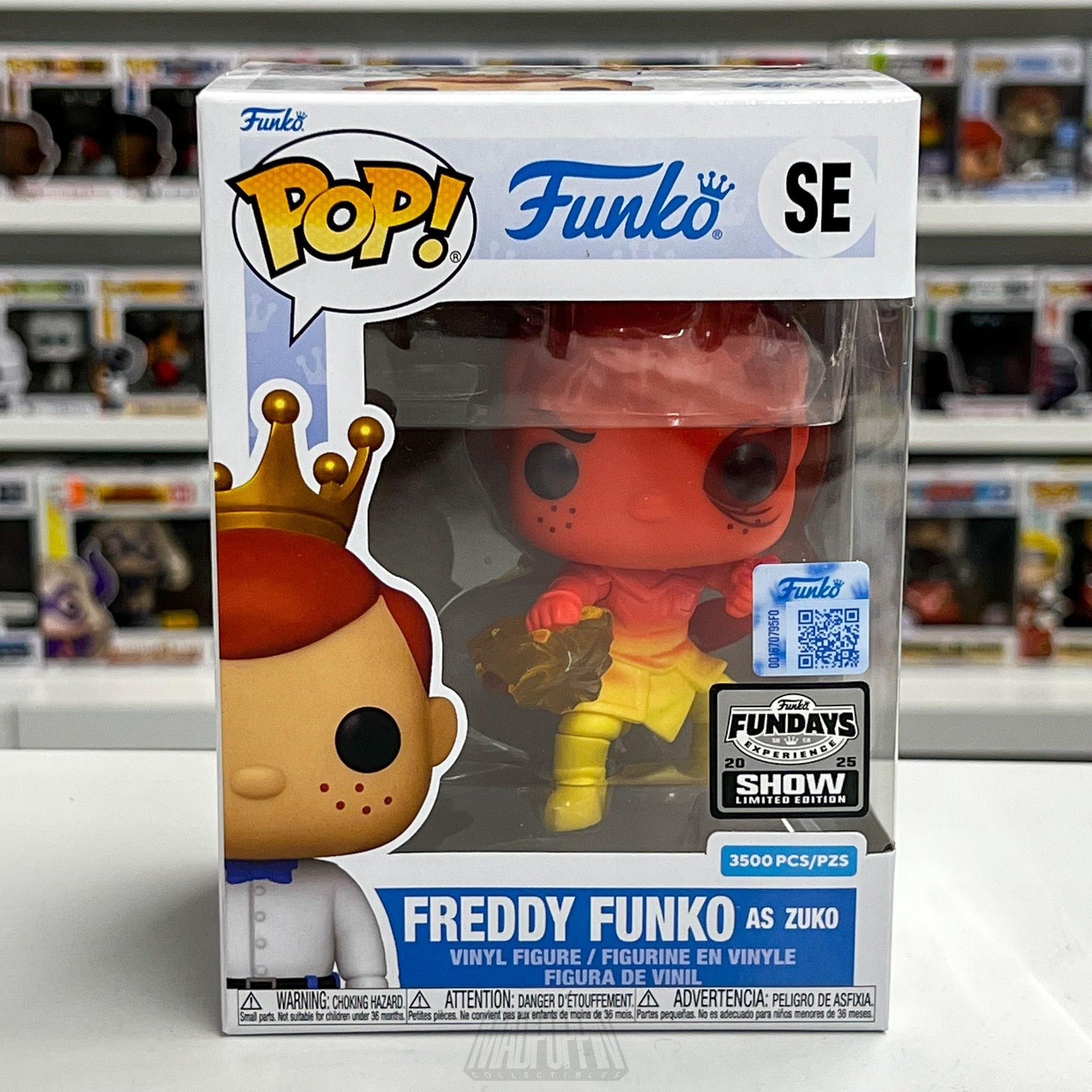 Freddy Funko as Zuko Fundays LE 3500 Avatar Last Airbender SE Anime Pop Vinyl