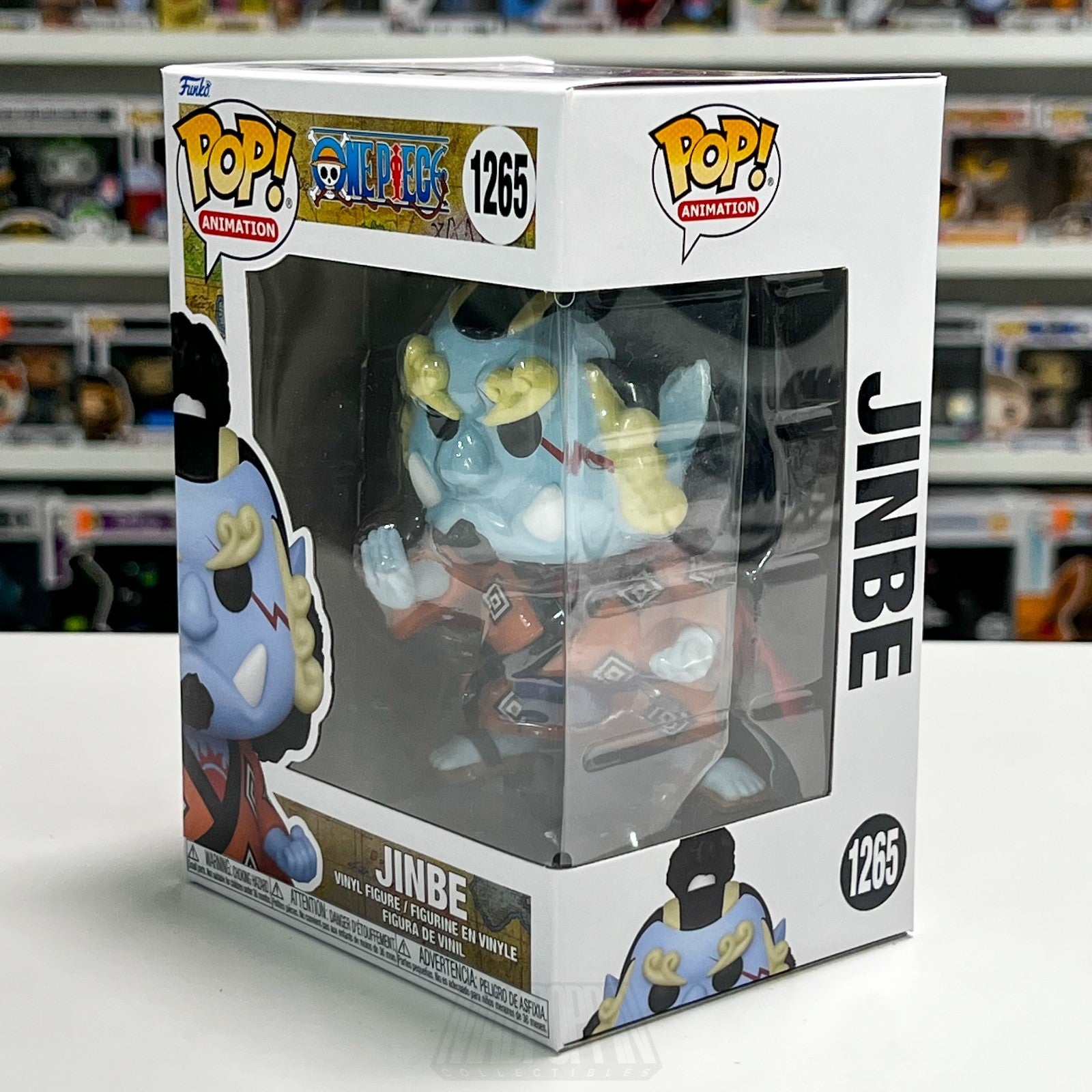 Funko Pop Anime One Piece Jinbe 1265 Japanese Manga Vinyl Figure Whale Shark1