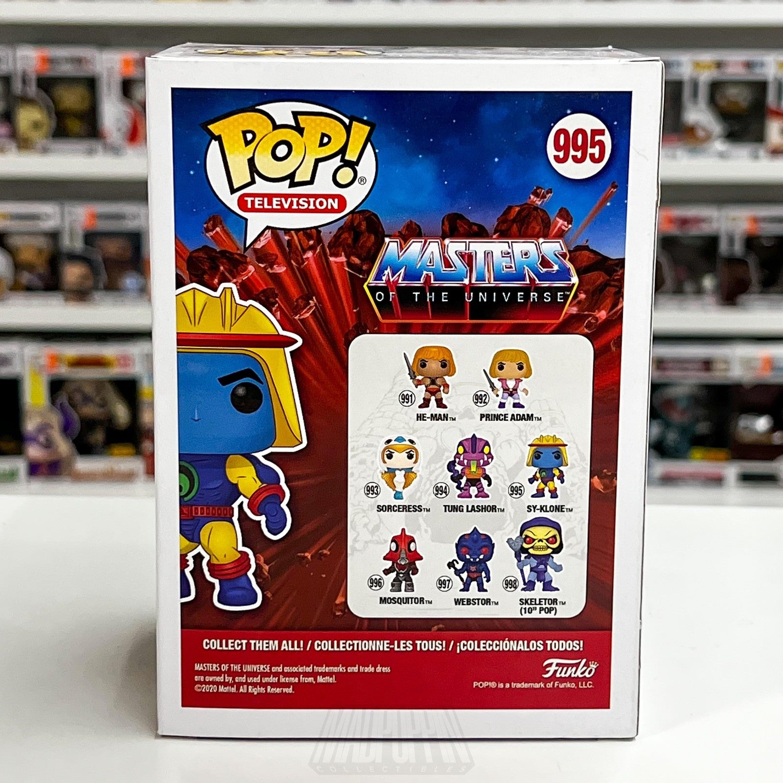 Funko Pop Television Masters of the Universe Sy-Klone 995 Vinyl MOTU Toy Cartoon