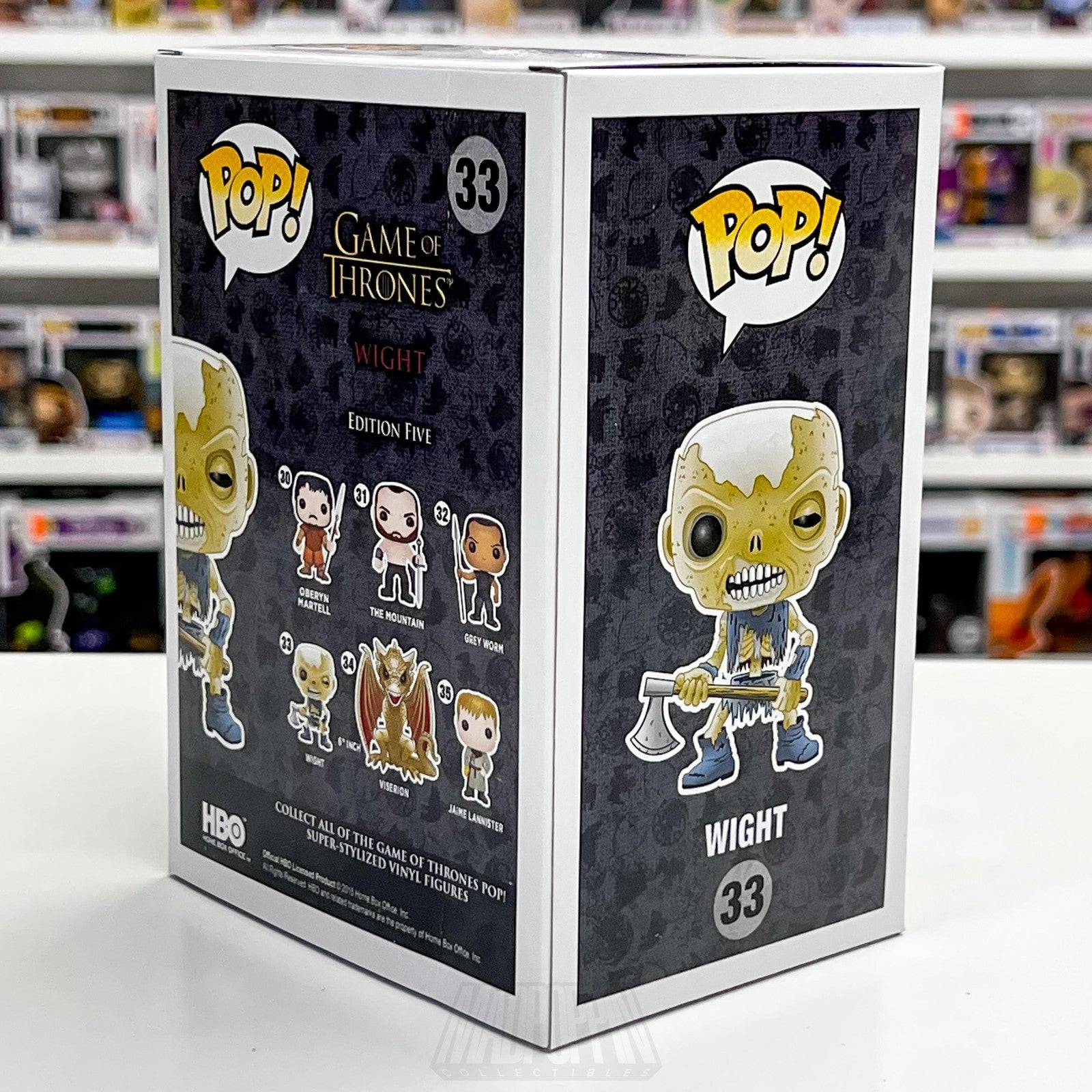 Funko Pop Game of Thrones Wight #33 Vinyl Figure Edition 5 HBO 2015 Collectible4