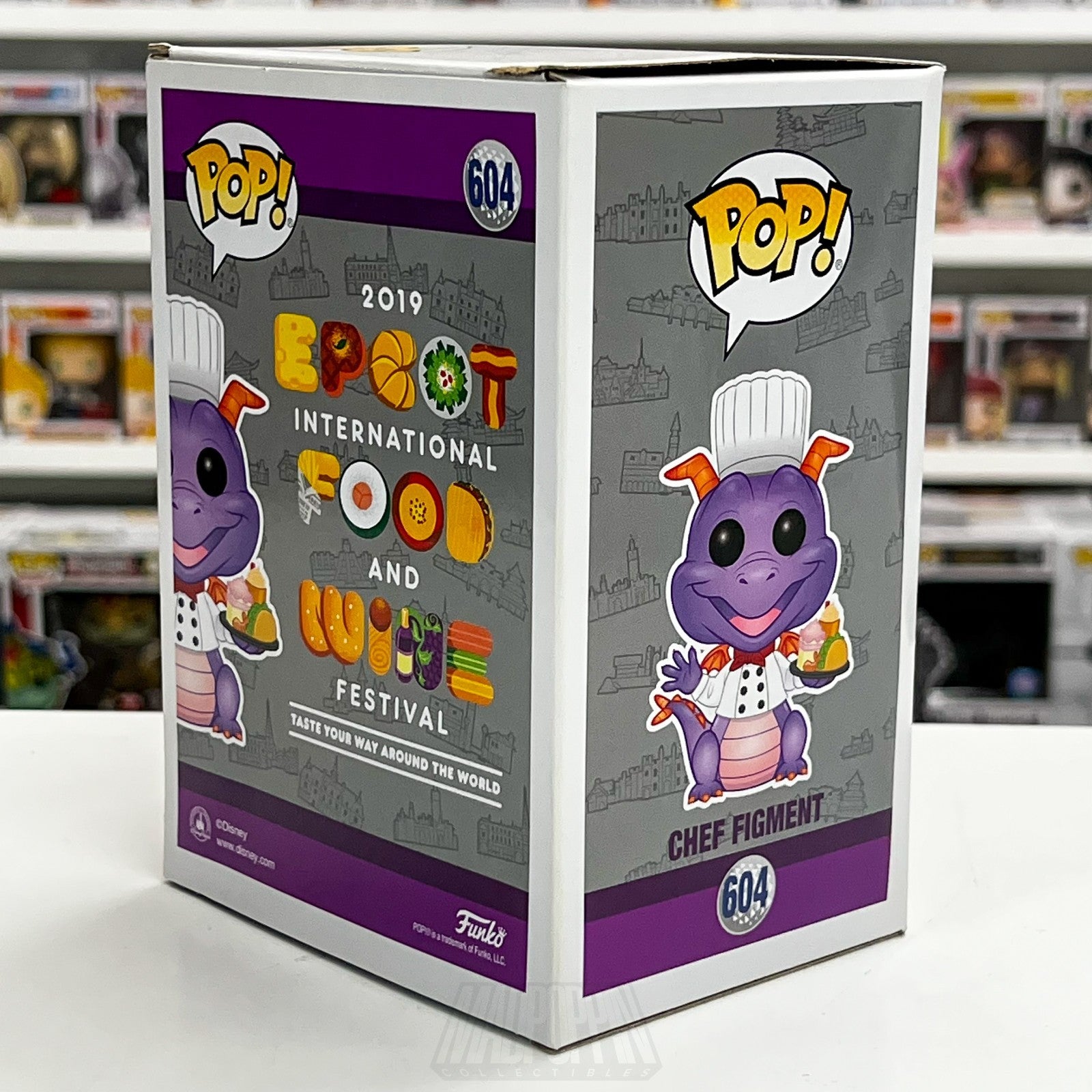 Funko Pop Disney Chef Figment Epcot Food Wine Festival Exclusive 604 Toy Figure4