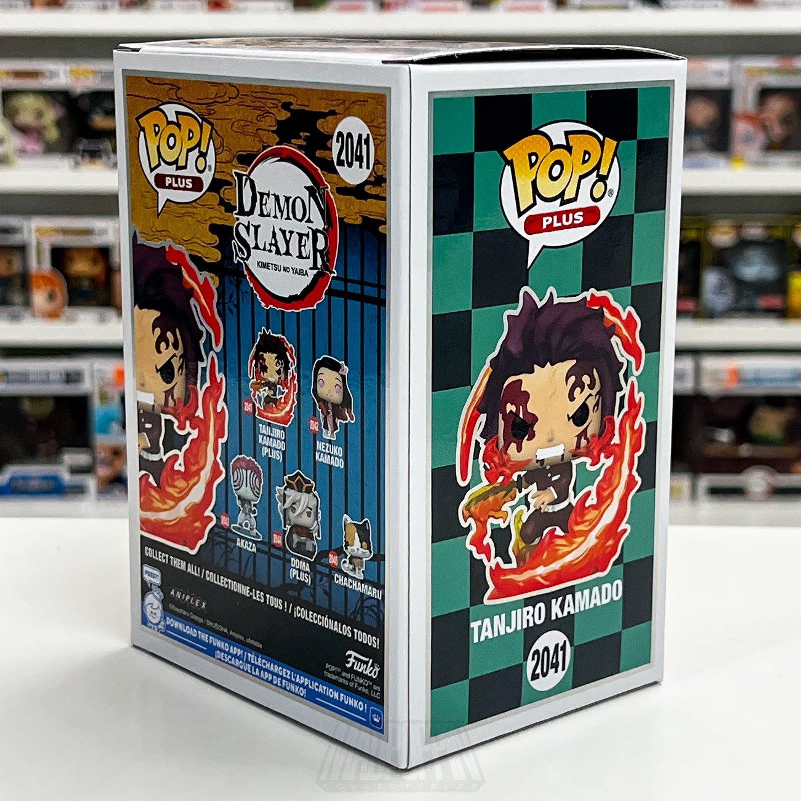 Funko Pop Plus Anime Demon Slayer Tanjiro Kamado Dancing Flash 2041 Vinyl Figure4