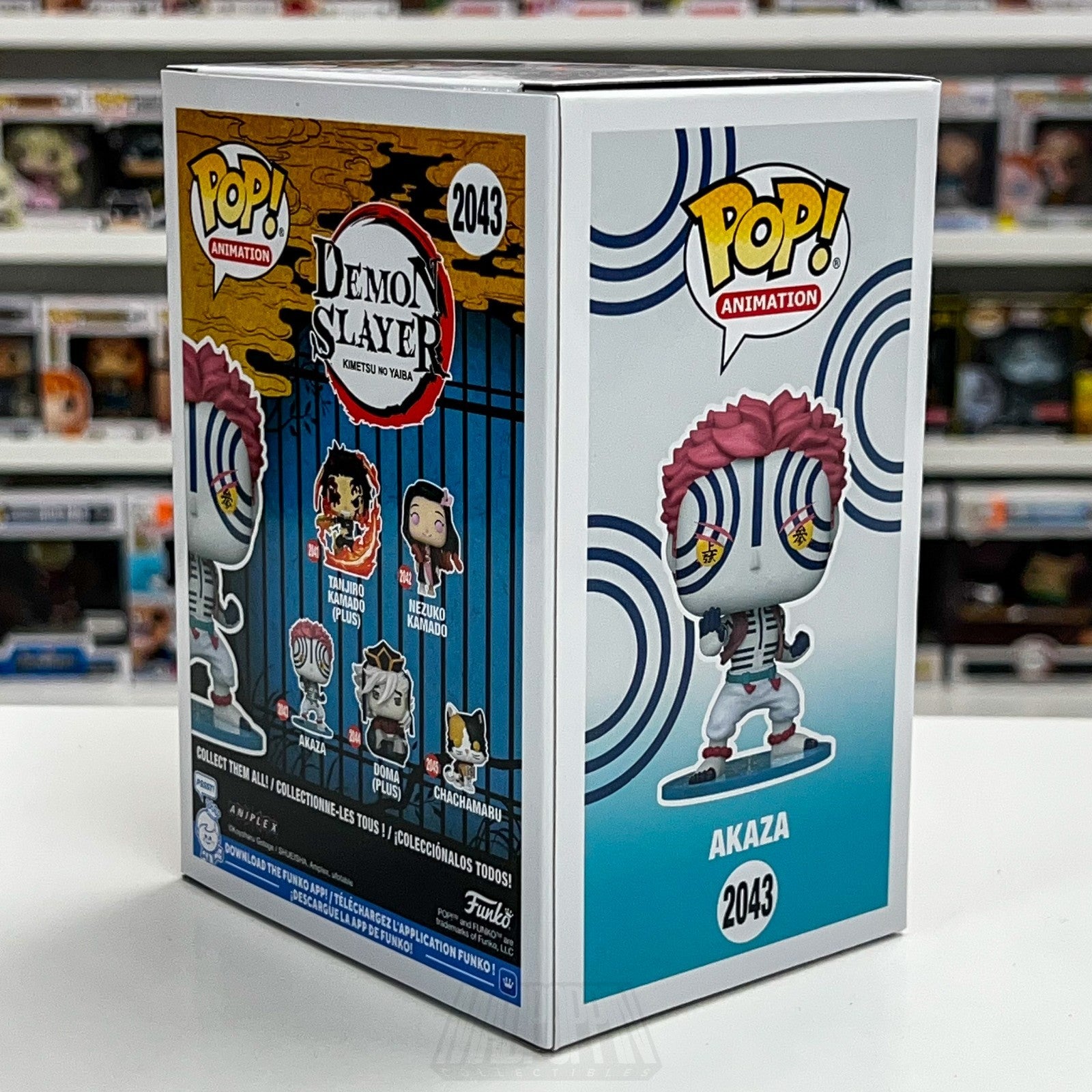 Funko Pop Anime Demon Slayer Akaza 2043 Twelve Kizuki Japan Manga Vinyl Figure4