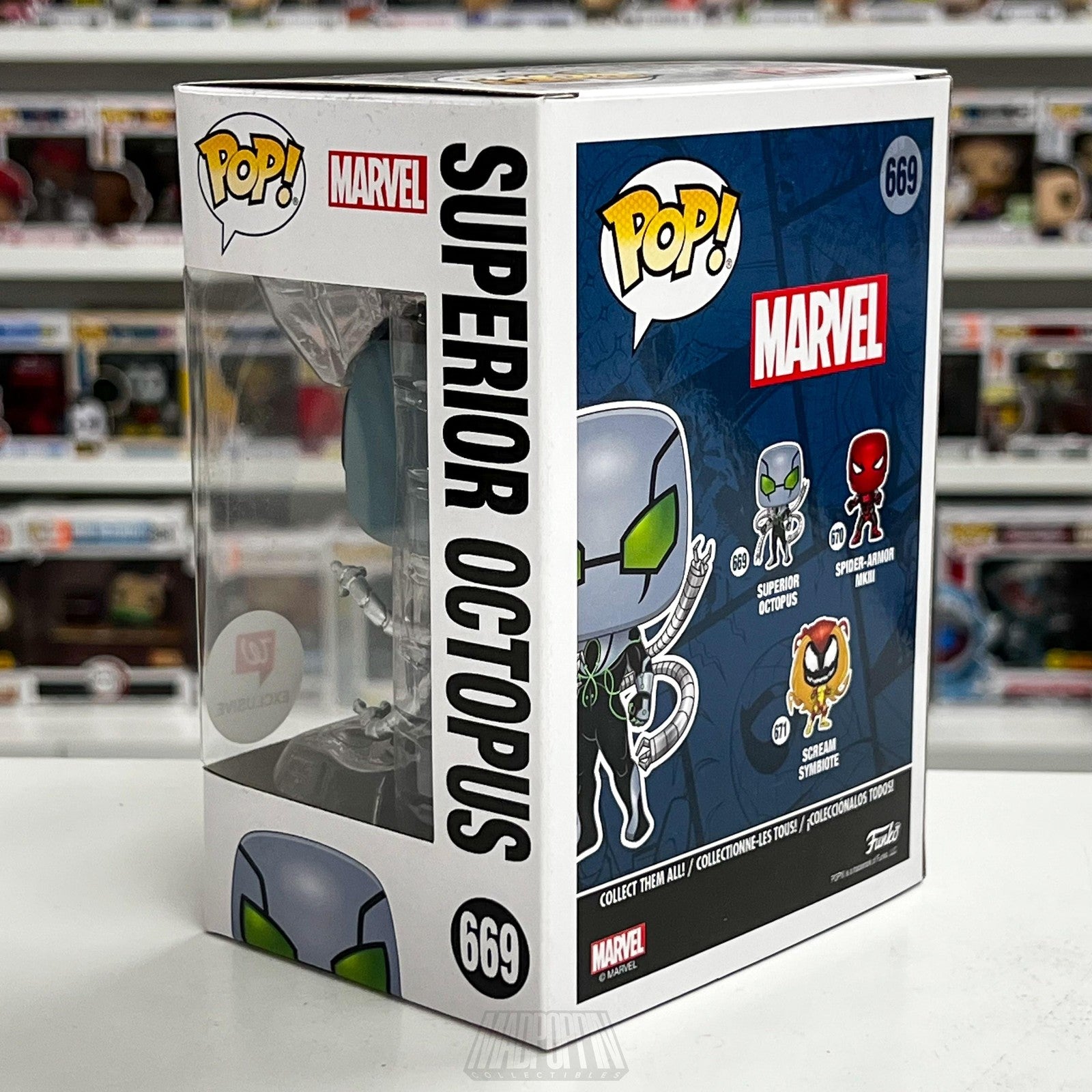 Funko Pop Marvel Superior Octopus 669 Walgreens Exclusive Vinyl Figure New Box