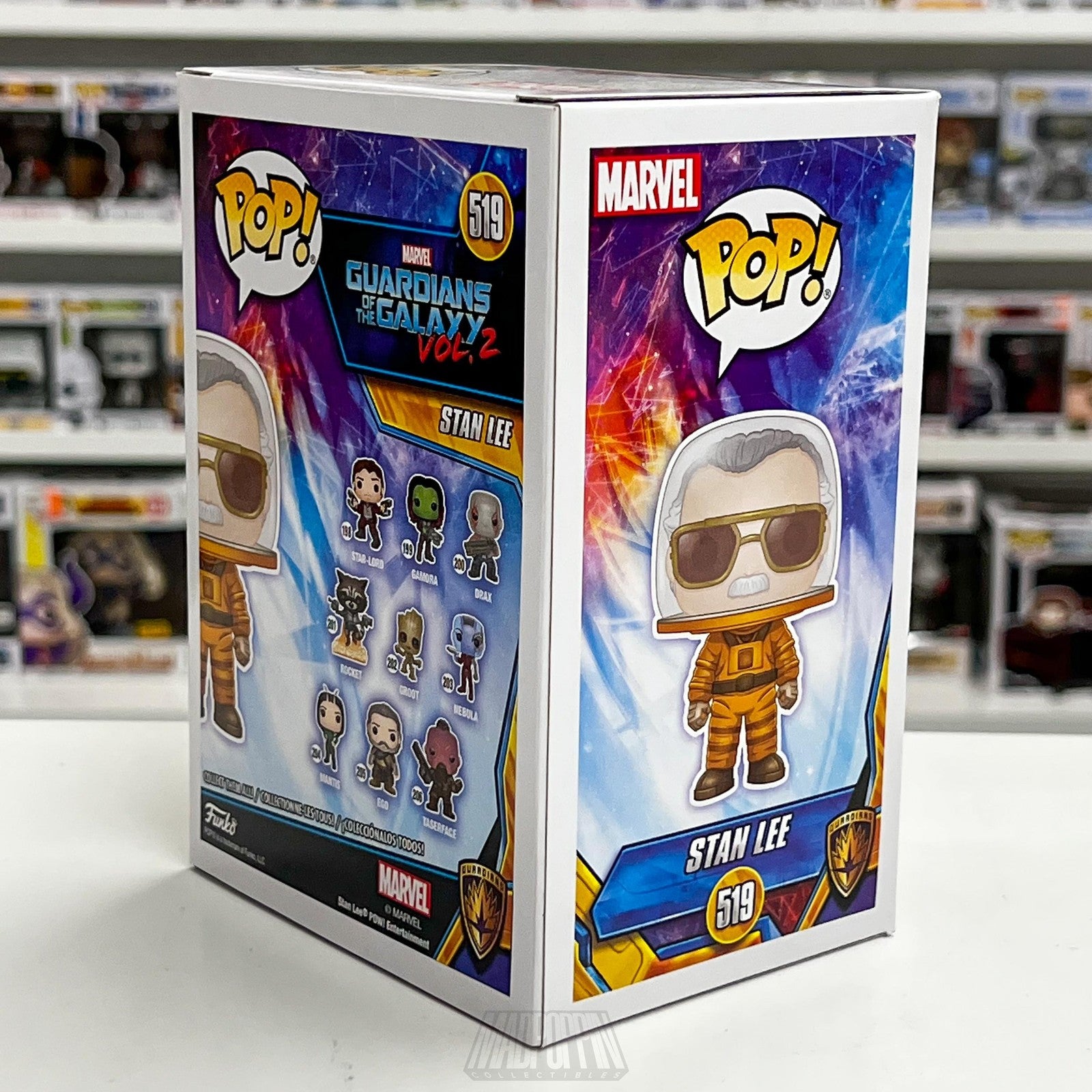 Funko Pop Stan Lee 519 Guardians of the Galaxy Vol 2 Fall Convention Exclusive