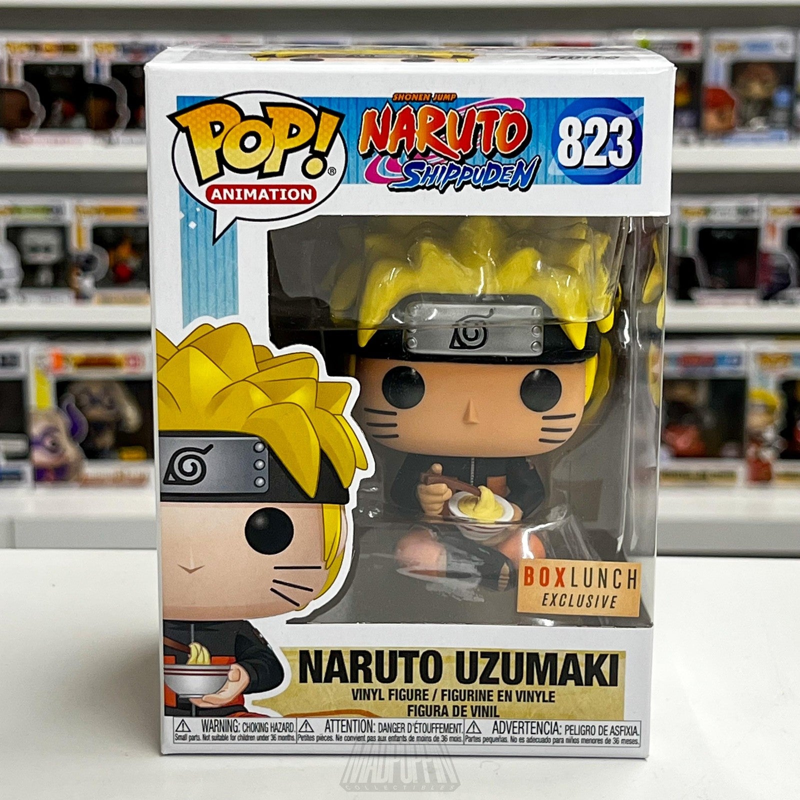 Funko Pop Naruto Shippuden Naruto Uzumaki 823 BoxLunch Exclusive Vinyl Figure