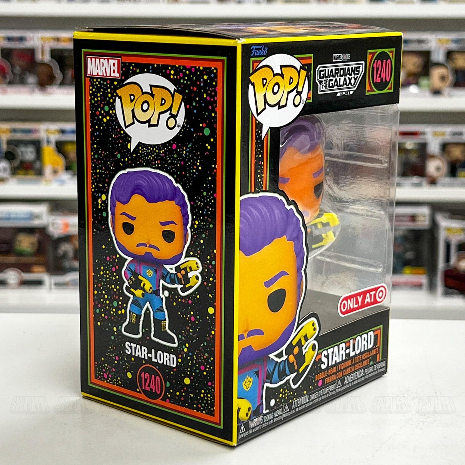 Funko Pop Marvel GOTG Vol. 3 Star-Lord #1240 Target Exclusive Bobblehead Figure