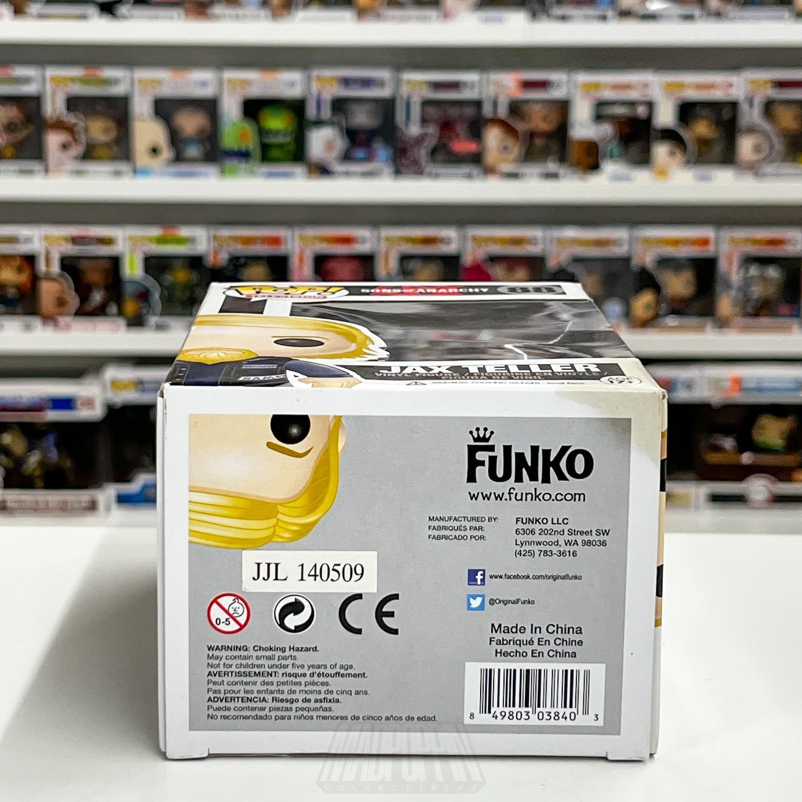 Funko Pop Television Sons of Anarchy Jax Teller 88 Outlaw Motorcycle Club Figure7