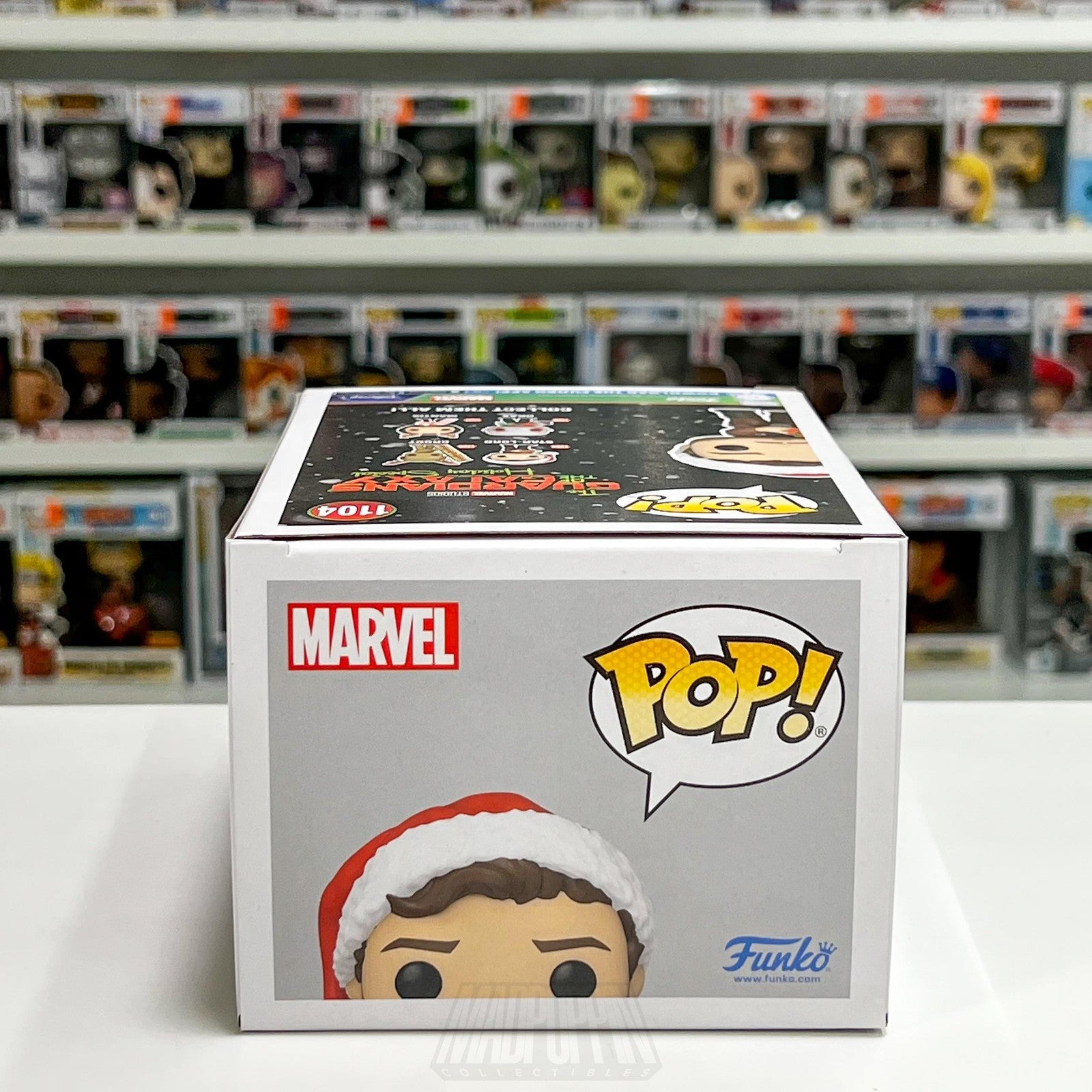 Funko Pop Marvel Star-Lord Guardians Galaxy Holiday Special #1104 BobbleHead Toy