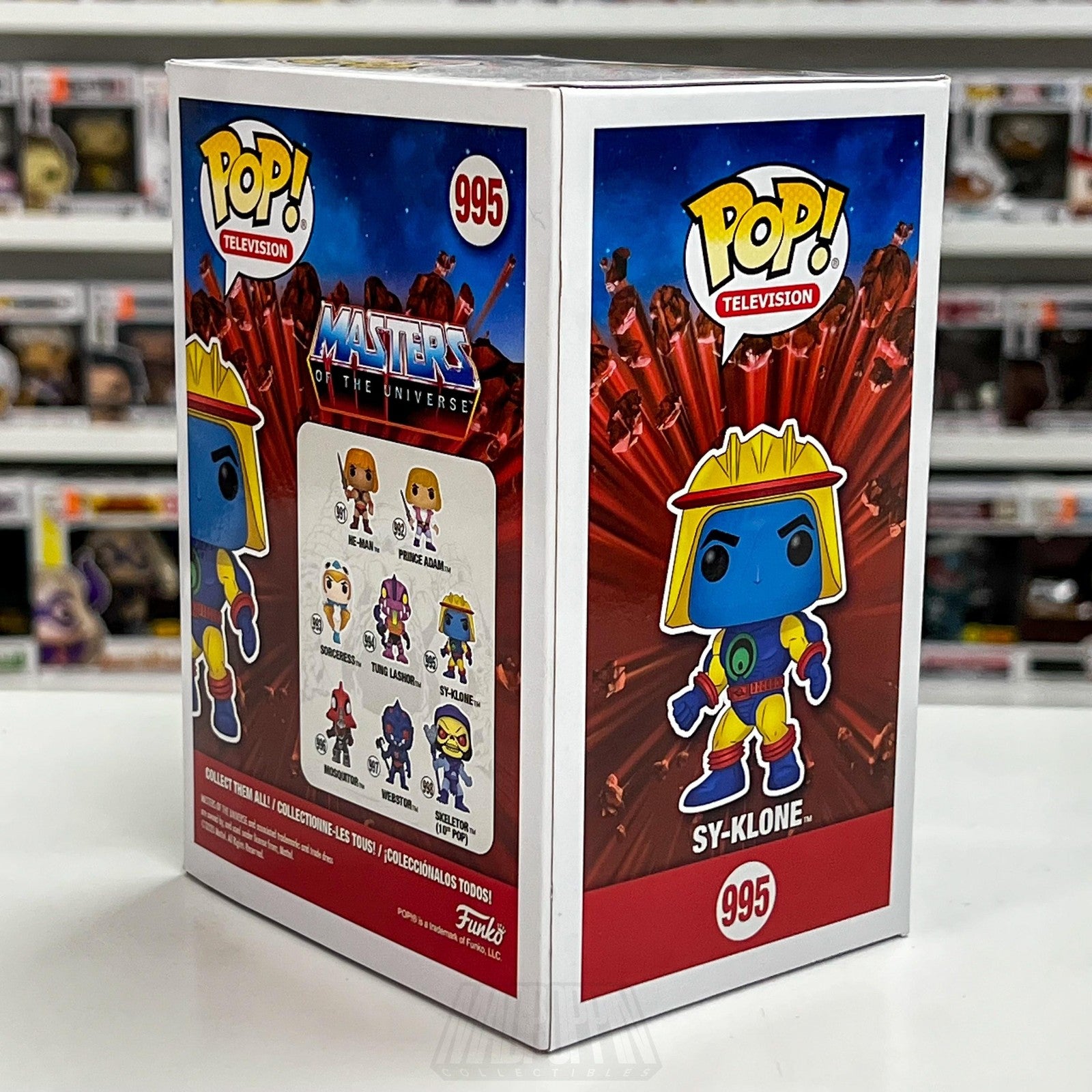 Funko Pop Television Masters of the Universe Sy-Klone 995 Vinyl MOTU Toy Cartoon