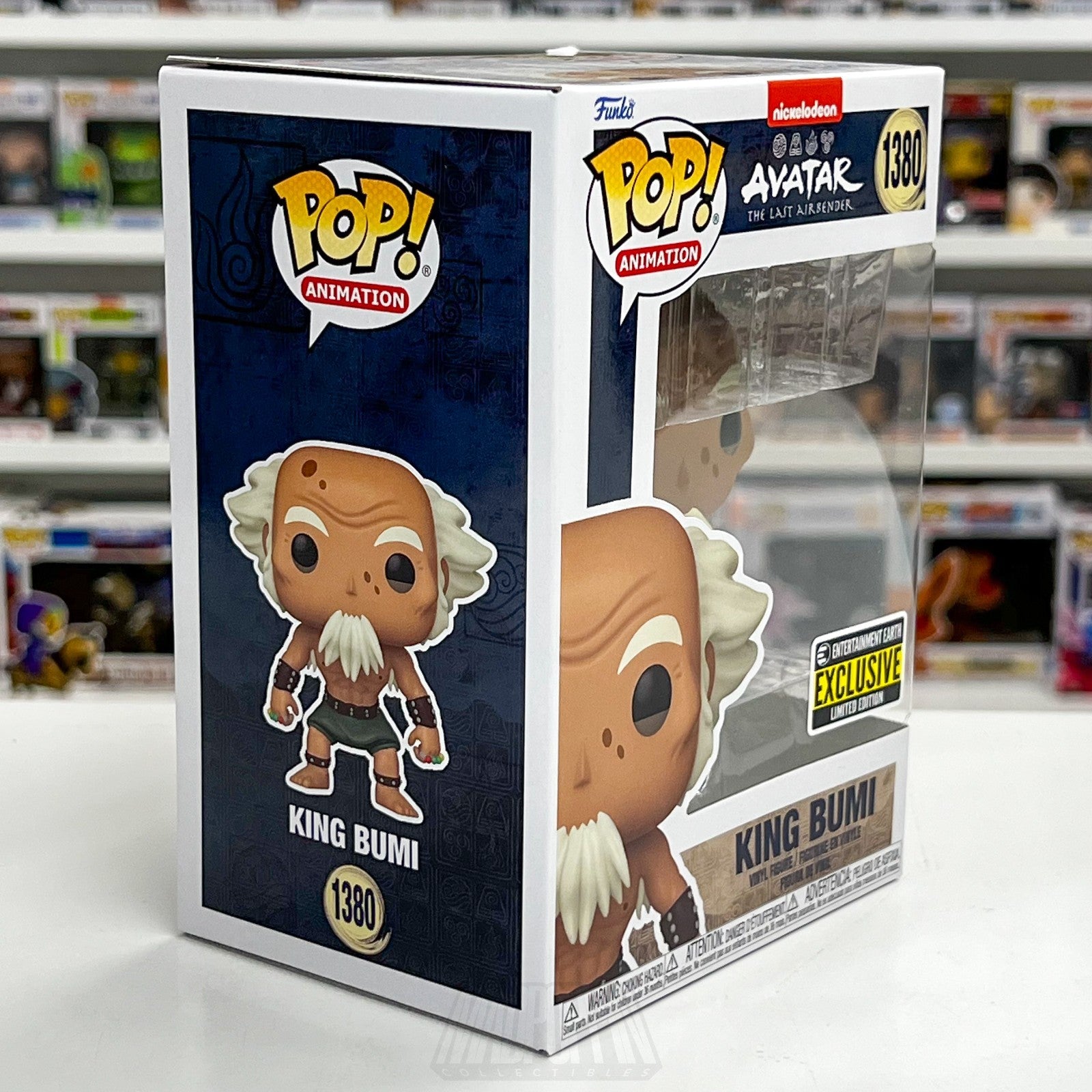 Funko Pop Anime Avatar Last Airbender King Bumi Entertainment Earth 1380 Figure5