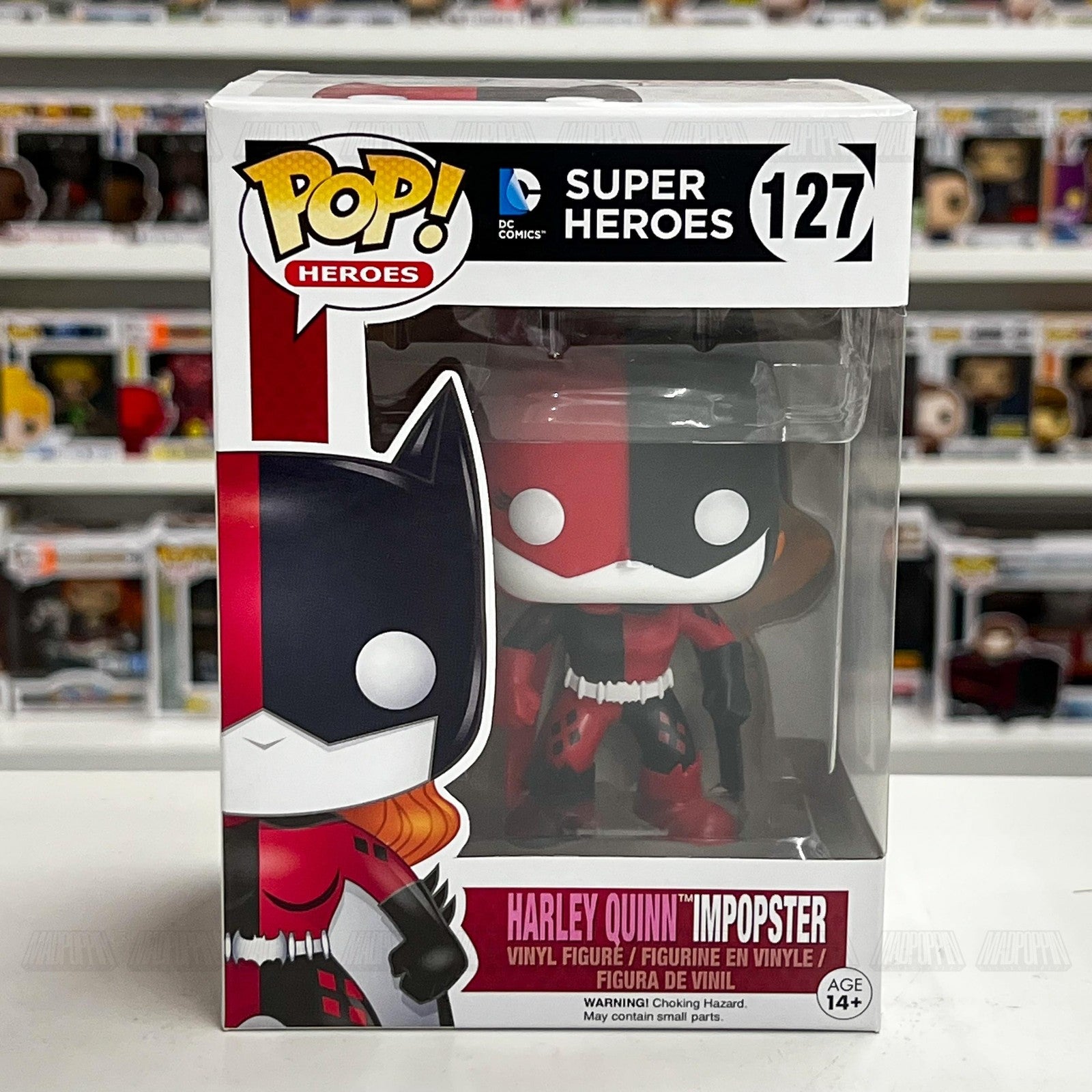 Funko Pop Harley Quinn Impopster 127 DC Comics Super Heroes Vinyl Figure New