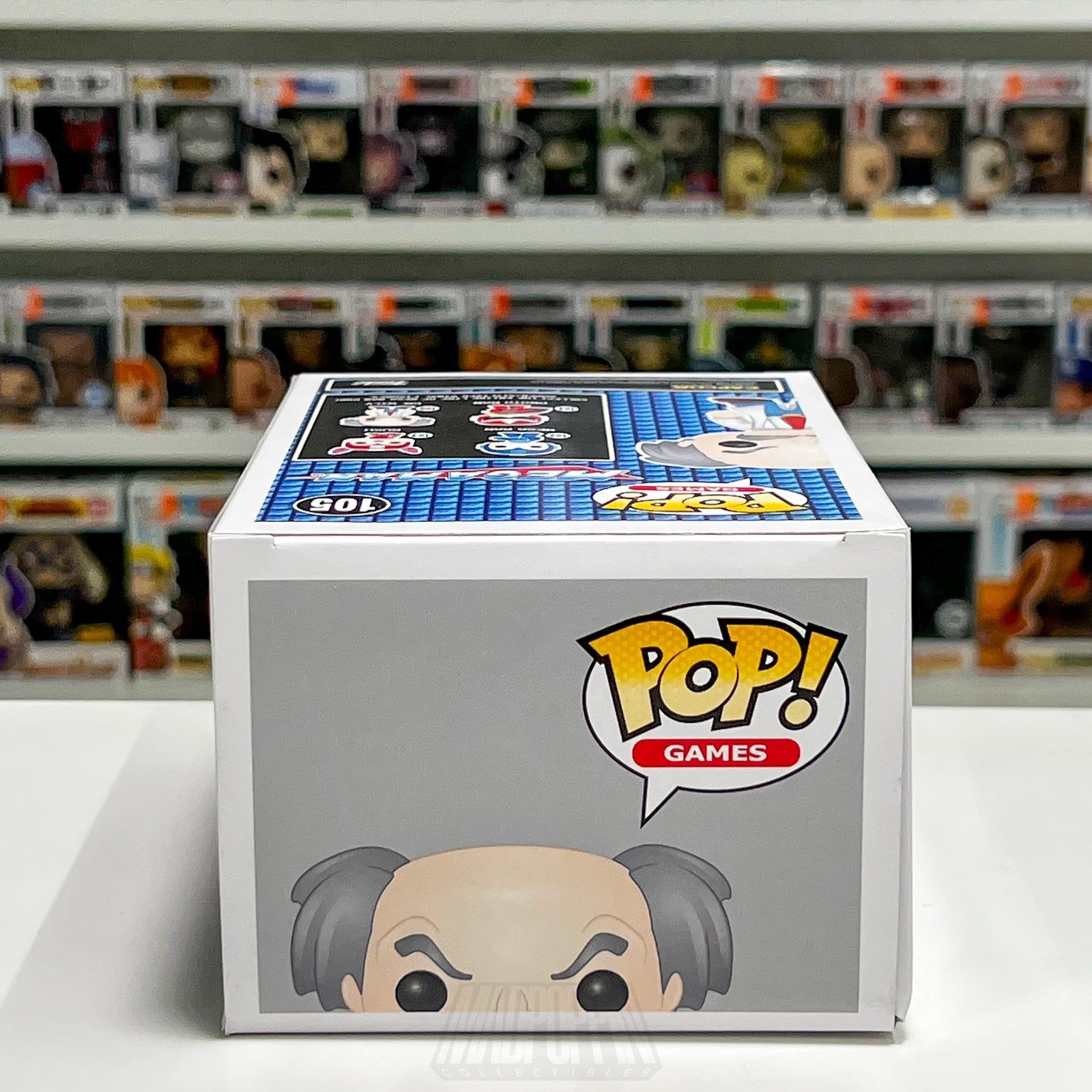 Funko Pop! Games Mega Man Dr. Wily #105 Vinyl Figure New Video Game Capcom Toy