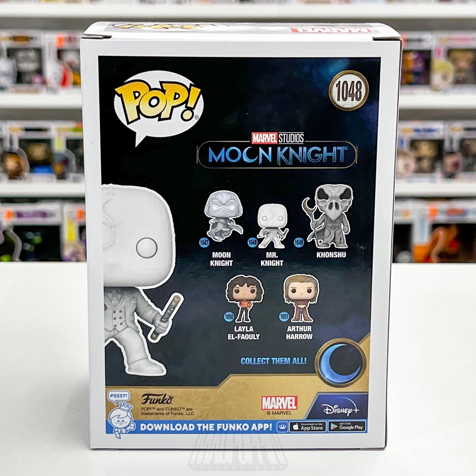 Funko Pop Marvel Studios Moon Knight Mr. Knight 1048 Vinyl Bobble-Head Figure3