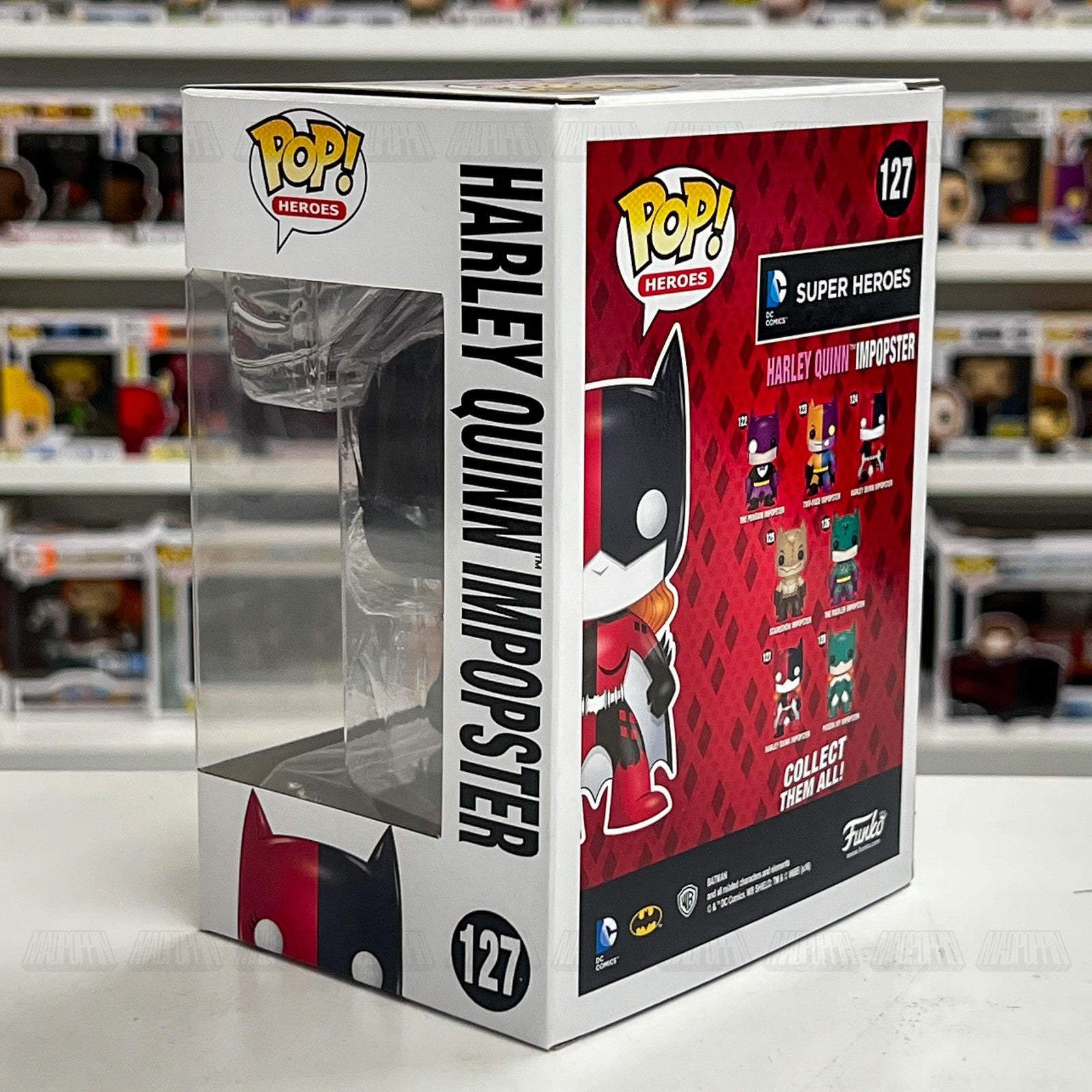 Funko Pop Harley Quinn Impopster 127 DC Comics Super Heroes Vinyl Figure New
