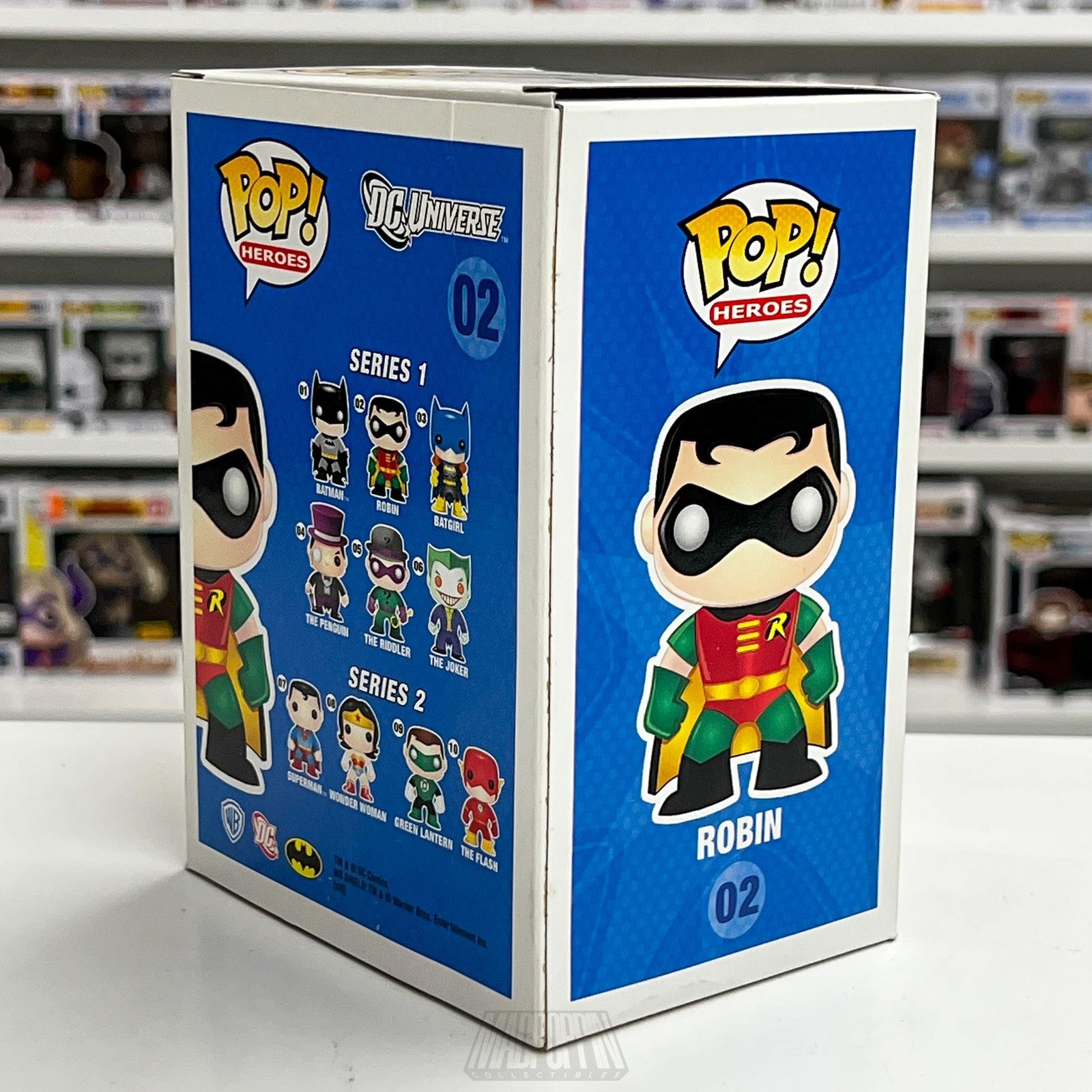 Funko Pop Heroes Robin 02 DC Universe Vaulted Vinyl Figure New In Box