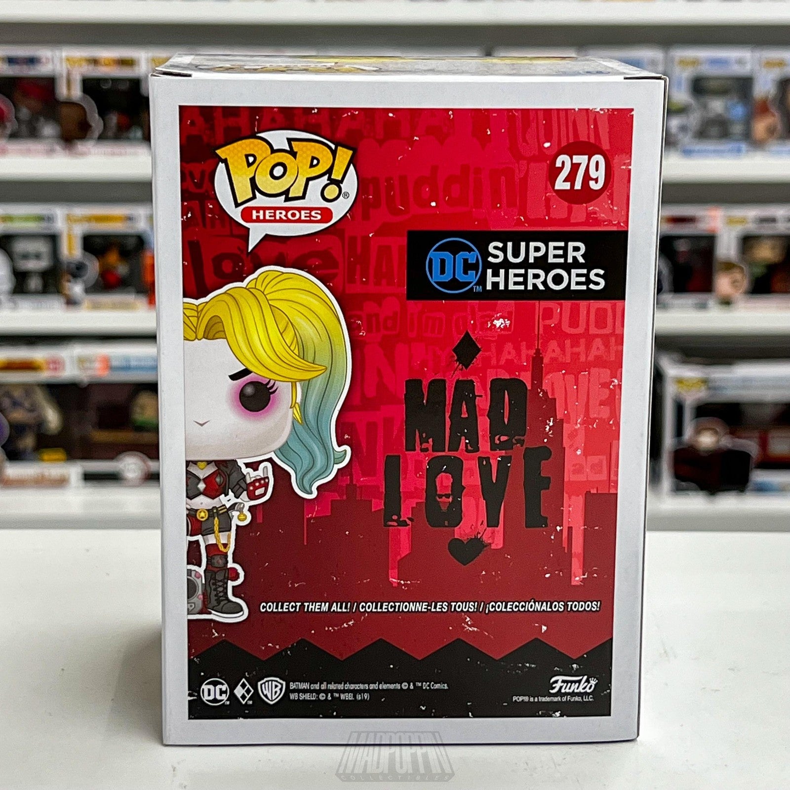 Funko Pop Harley Quinn PX Previews Exclusive DC Super Heroes 279 Vinyl Figure