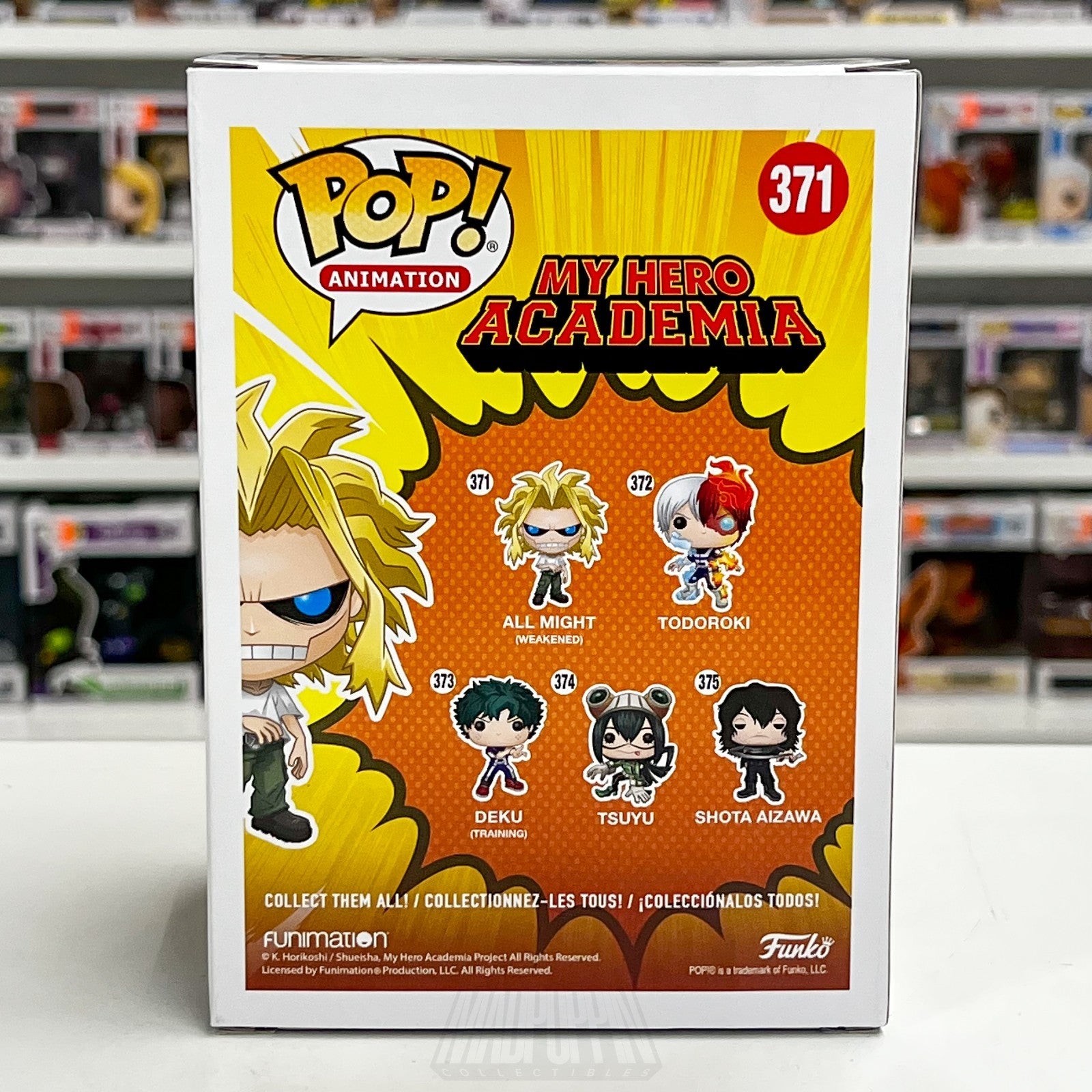 Funko Pop Anime My Hero Academia All Might Weakened 371 Toshinori Vinyl Figure3