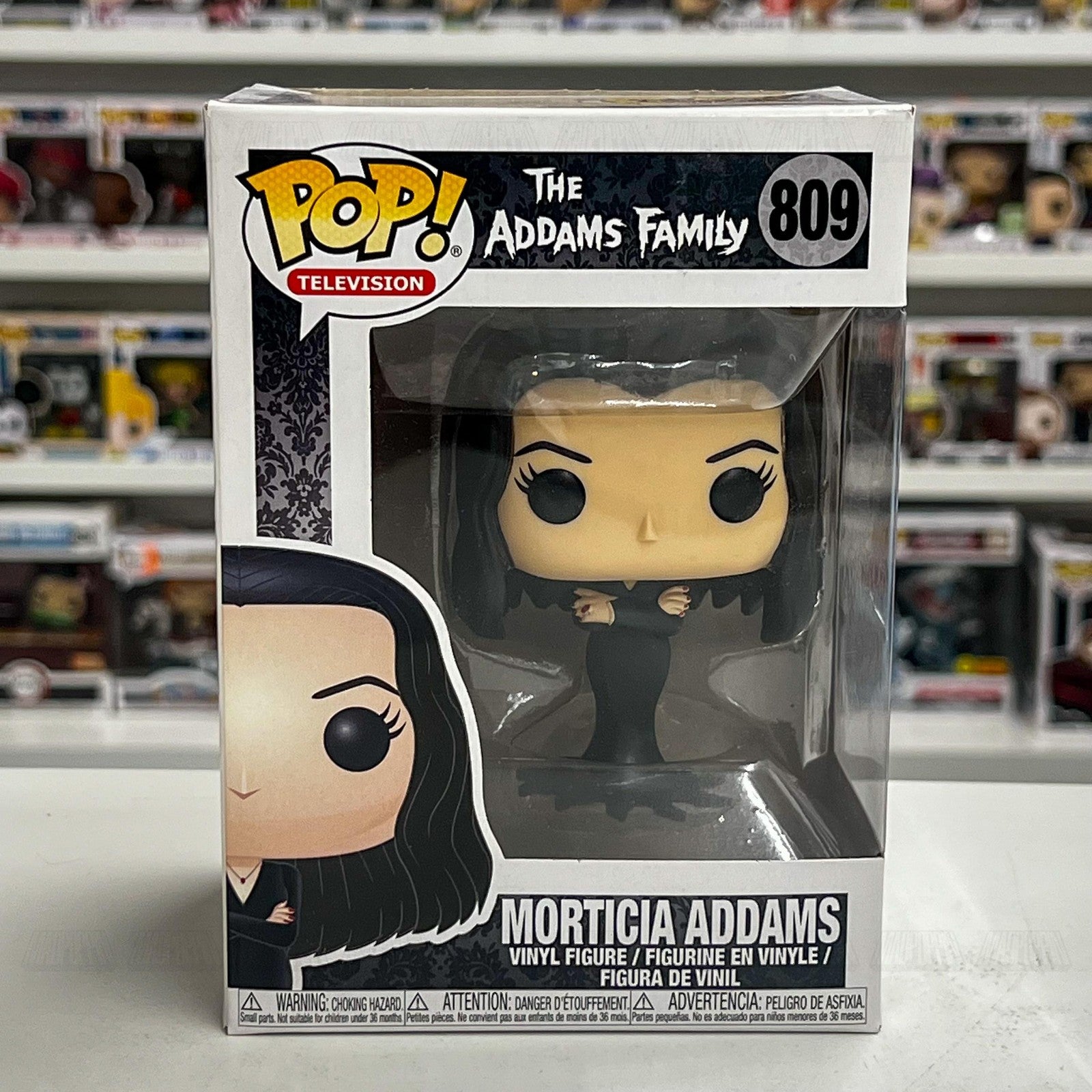 Funko Pop Television Morticia Addams Family 809 Vinyl Figure New Collectible