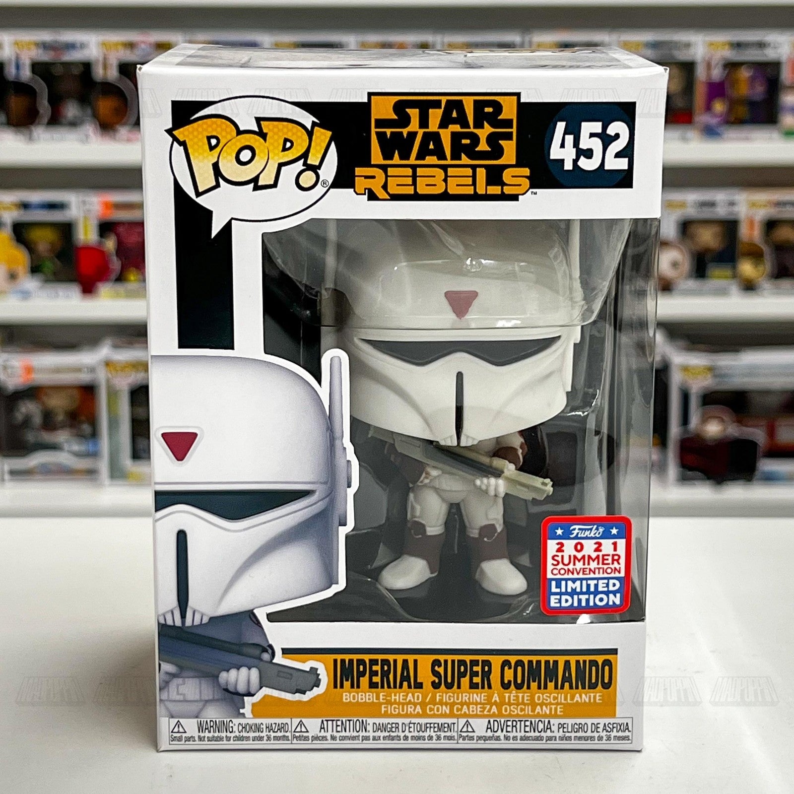 Funko Pop Star Wars Rebels Imperial Super Commando 452 Summer Convention