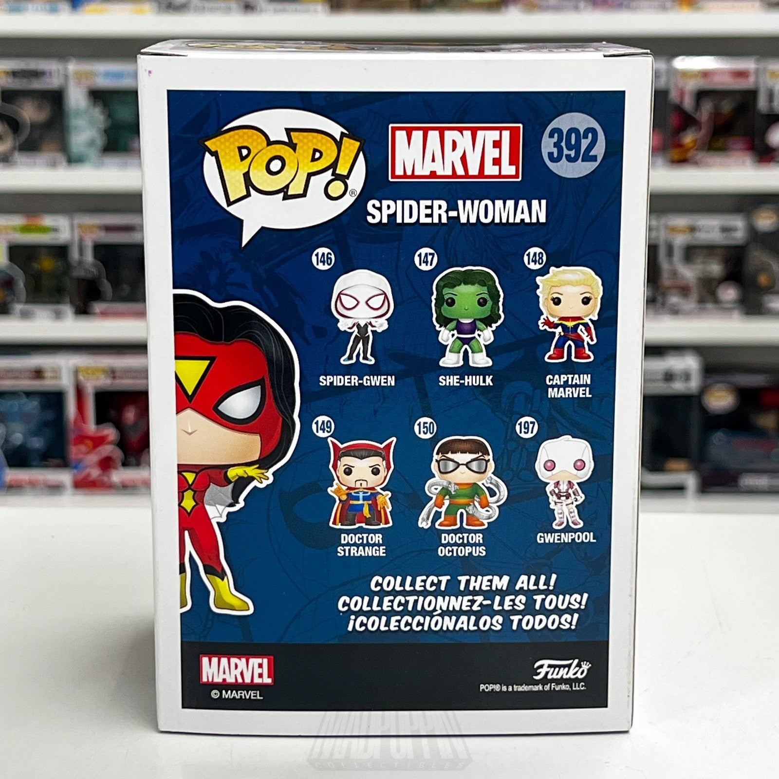 Funko Pop Marvel Spider-Woman NYCC Fall Con 392 Avengers Hydra Toy Vinyl Figure3