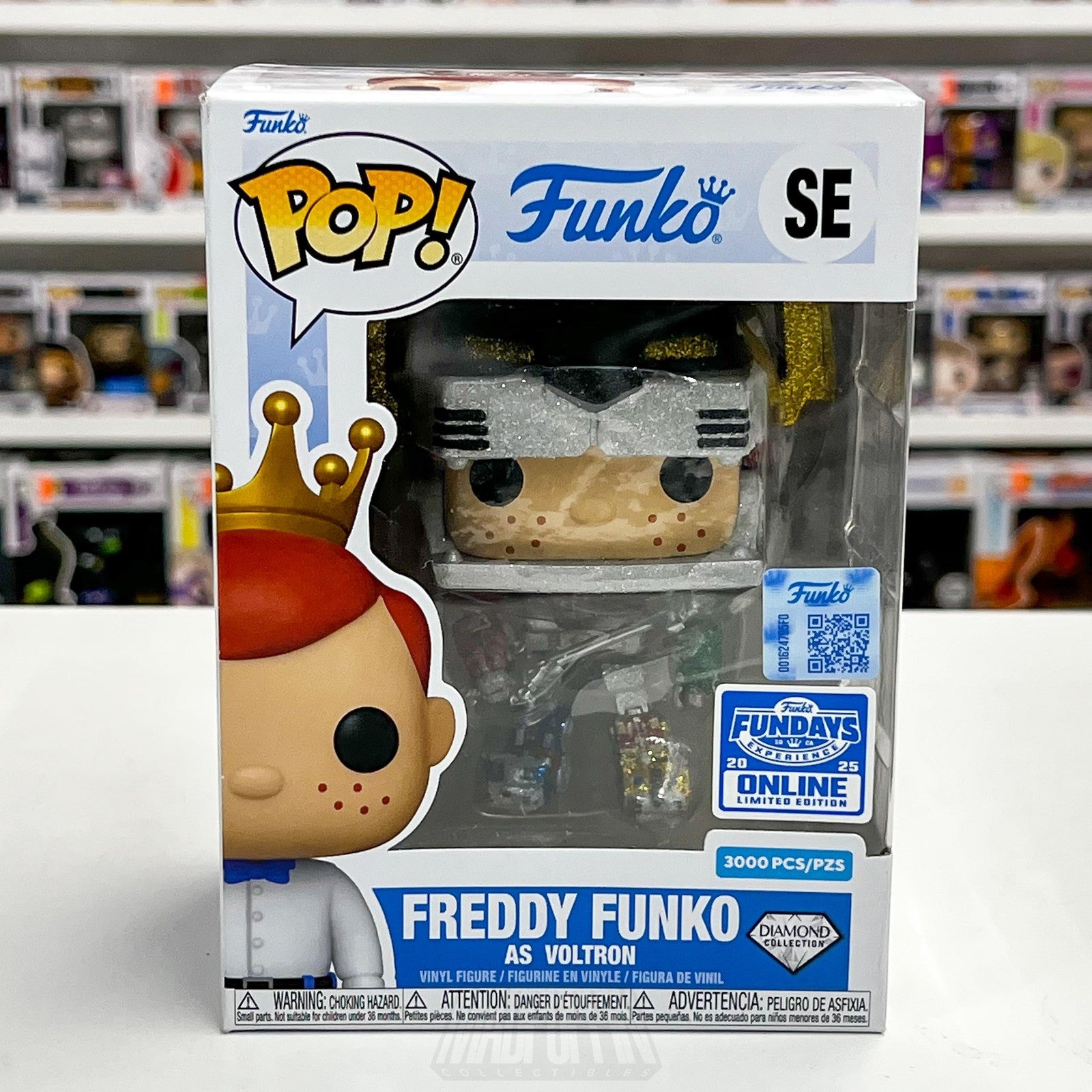 Funko Pop Freddy as Voltron Diamond Collection Fundays 2025 LE 3000 Online NIB0