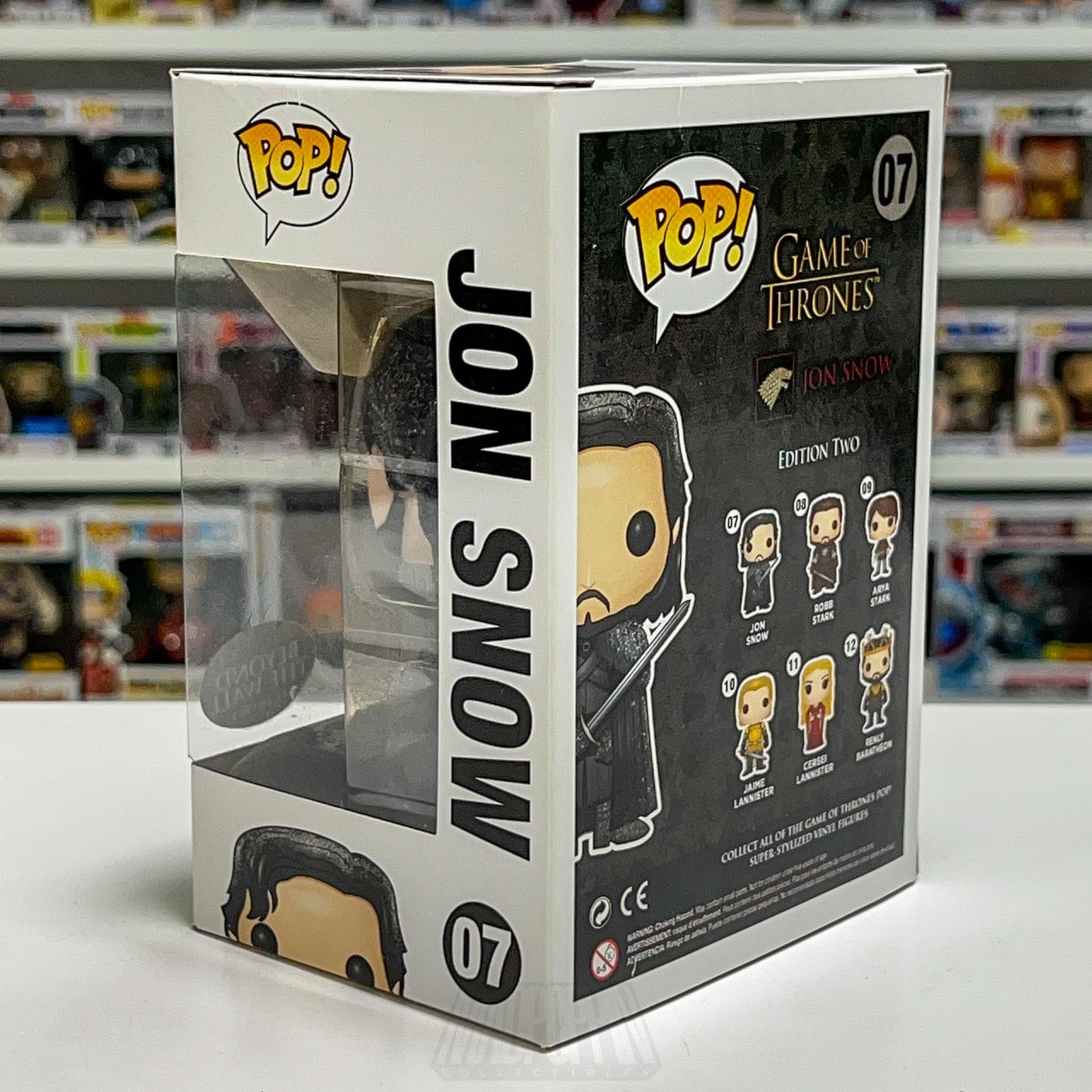 Funko Pop HBO TV Game of Thrones Jon Snow 07 Beyond The Wall Exclusive Lord Toy