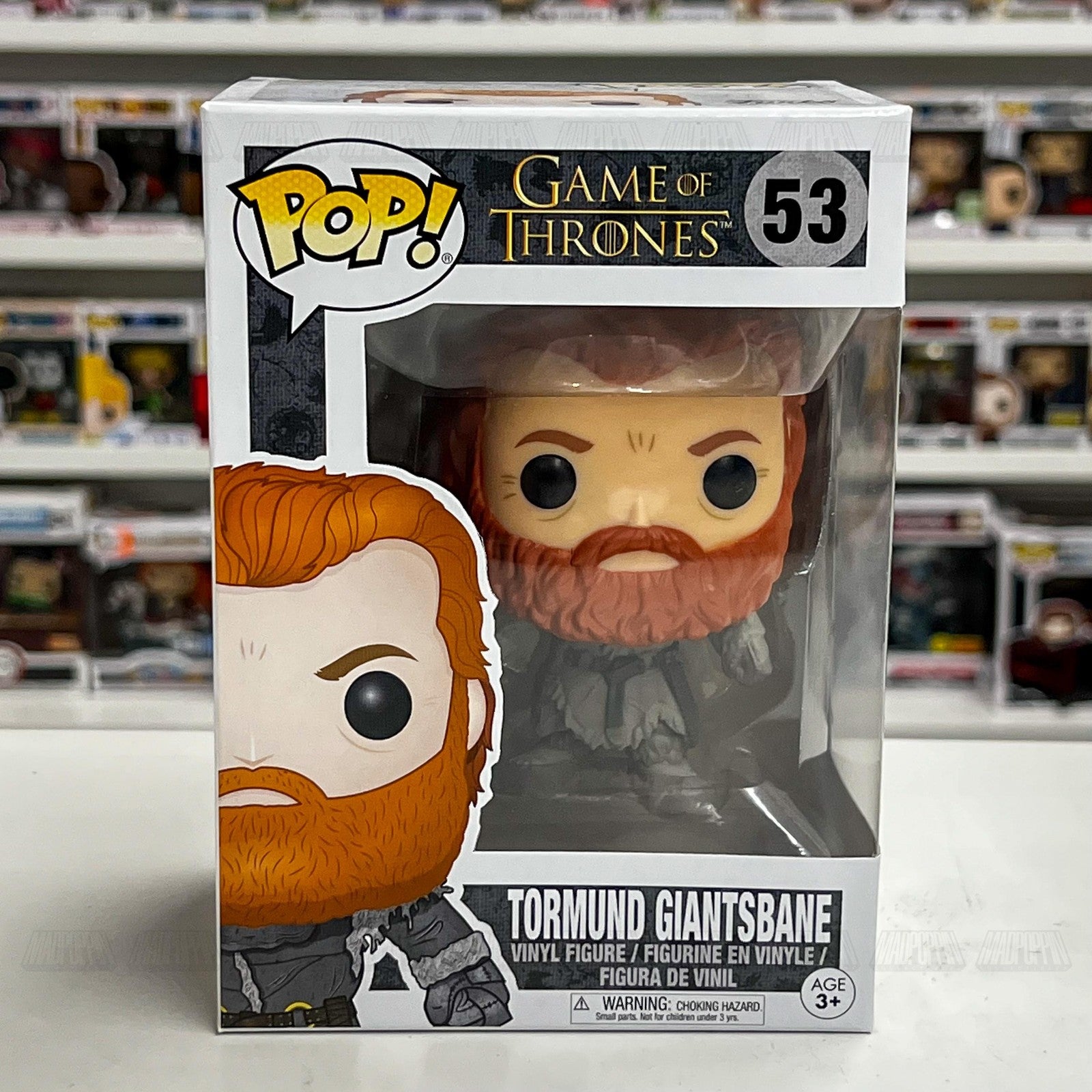 Funko Pop Game of Thrones Tormund Giantsbane 53 Vinyl Figure Edition 7 New Box