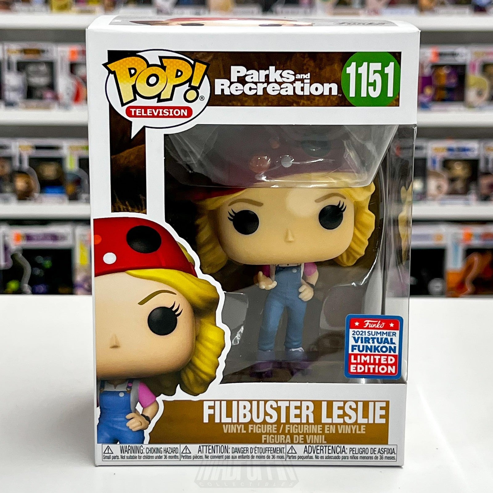 Funko Pop Television Parks and Recreation Filibuster Leslie 1151 Vinyl Figure0