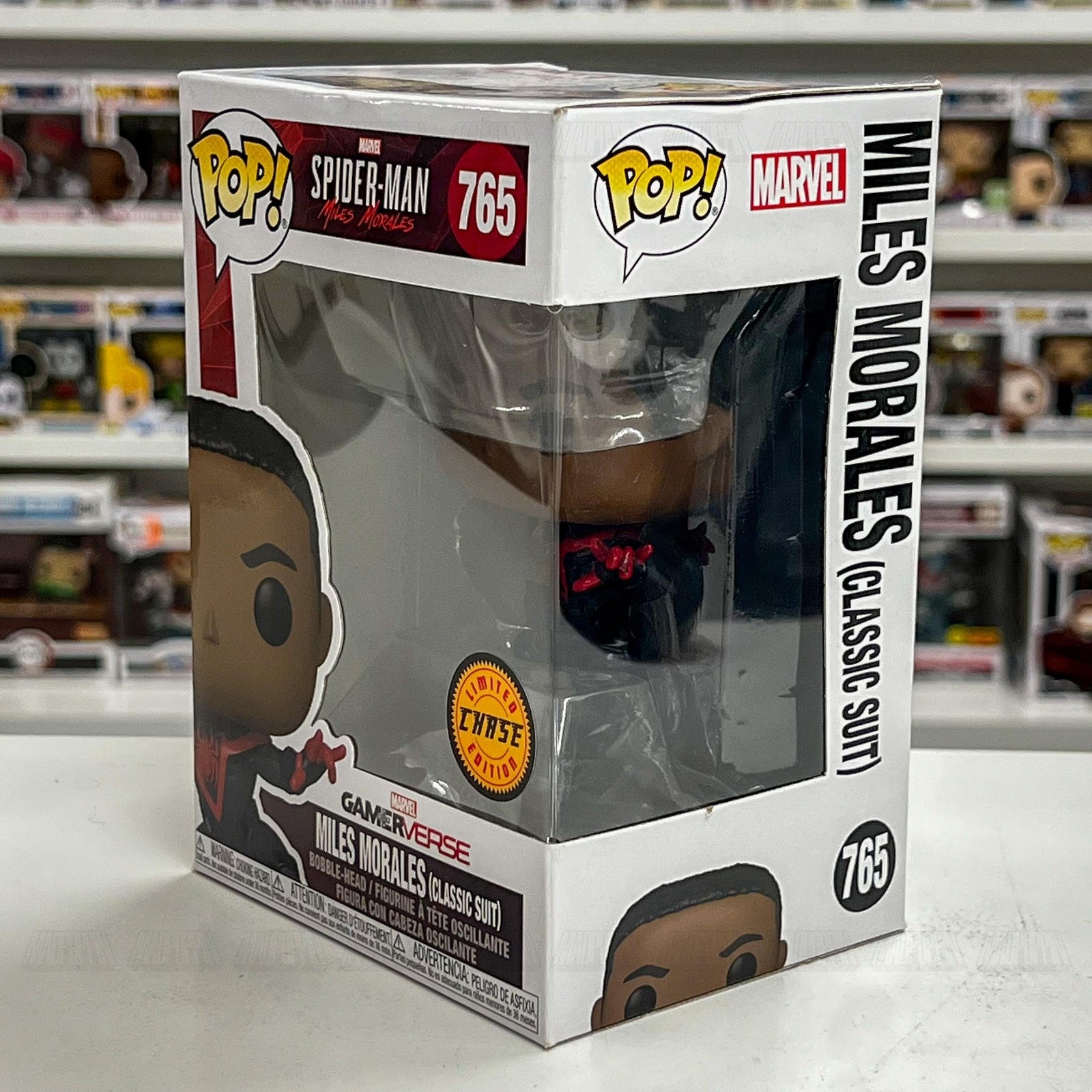 Funko Pop Marvel Spider-Man Miles Morales Classic Suit CHASE 765 Gamerverse
