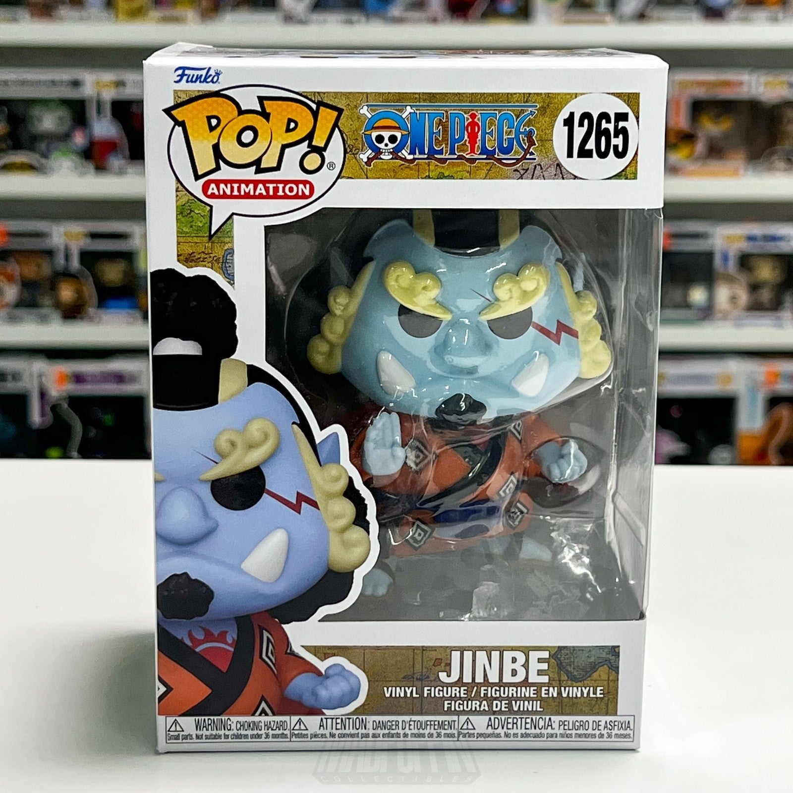 Funko Pop Anime One Piece Jinbe 1265 Japanese Manga Vinyl Figure Whale Shark0