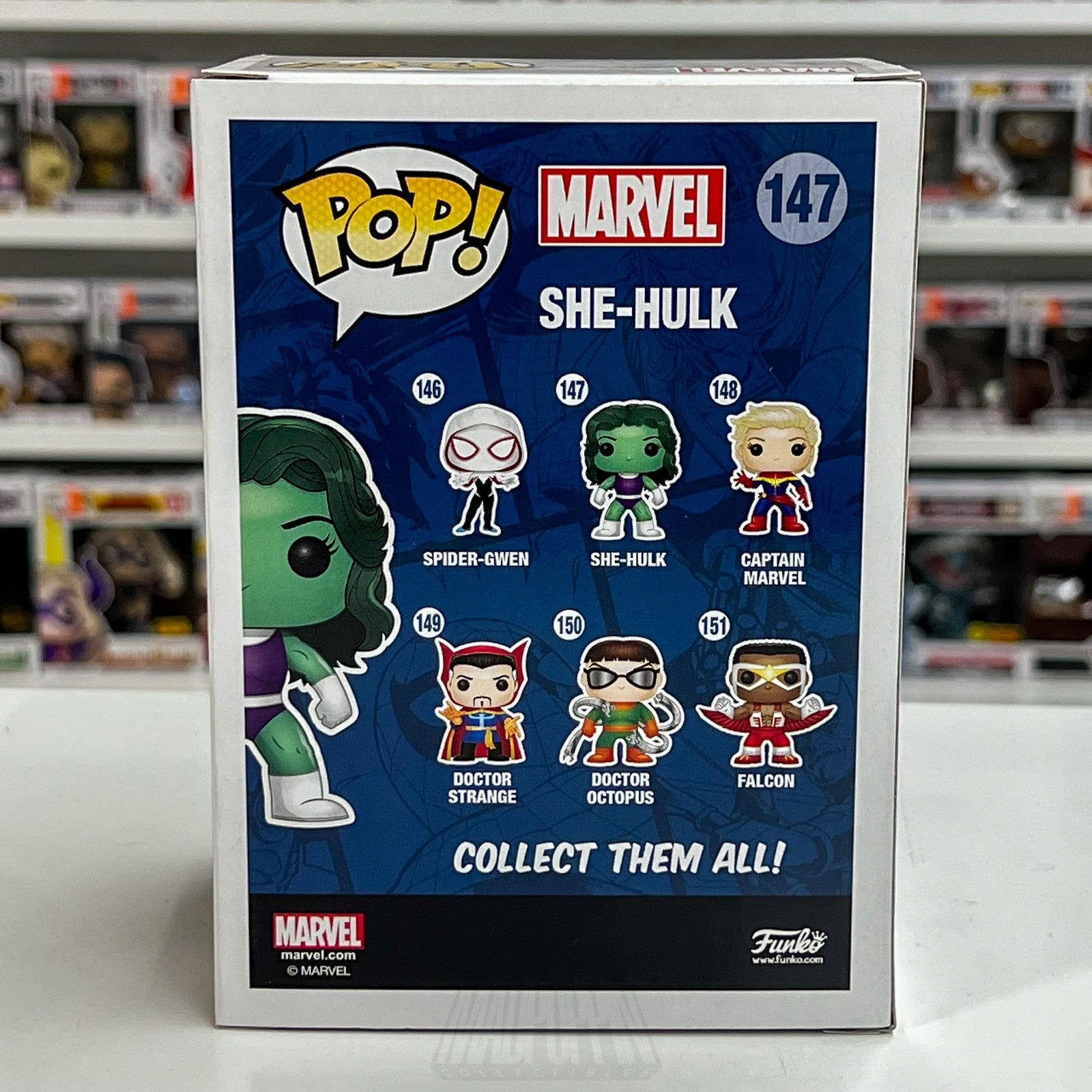 Funko Pop! Marvel She-Hulk 147 Vinyl Bobble-Head Figure with Box Collector Toy