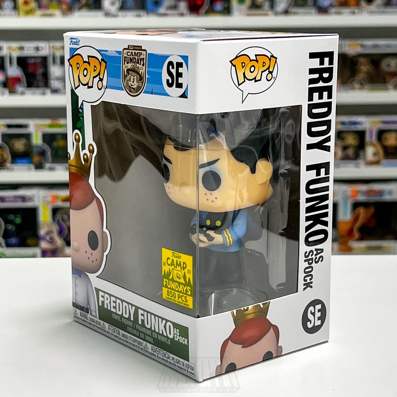 Funko Pop Freddy as Spock SE Camp Fundays 2023 850 PCS Star Trek Figure Vulcan