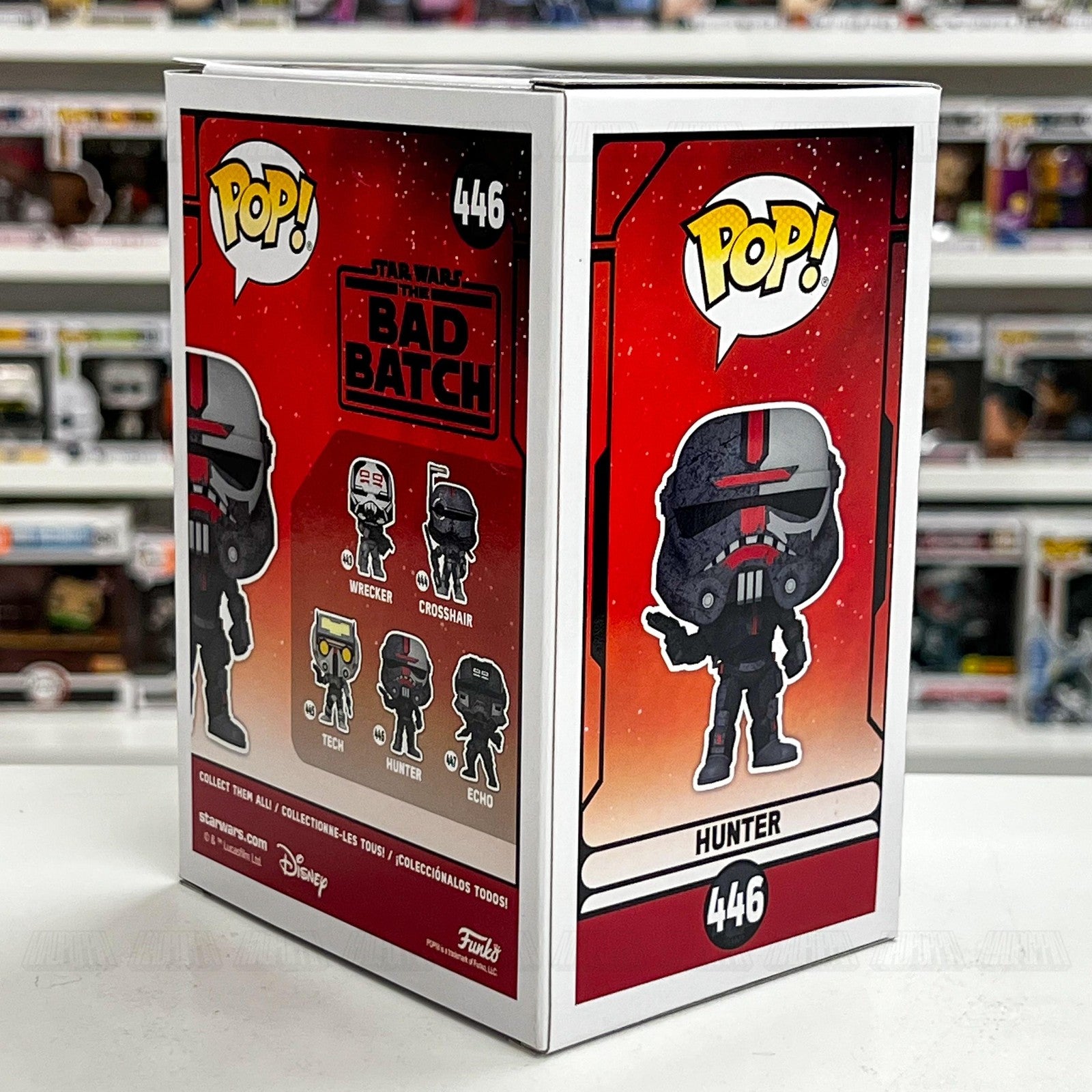 Funko Pop Star Wars The Bad Batch Hunter #446 Bobblehead Vinyl Figure New in Box